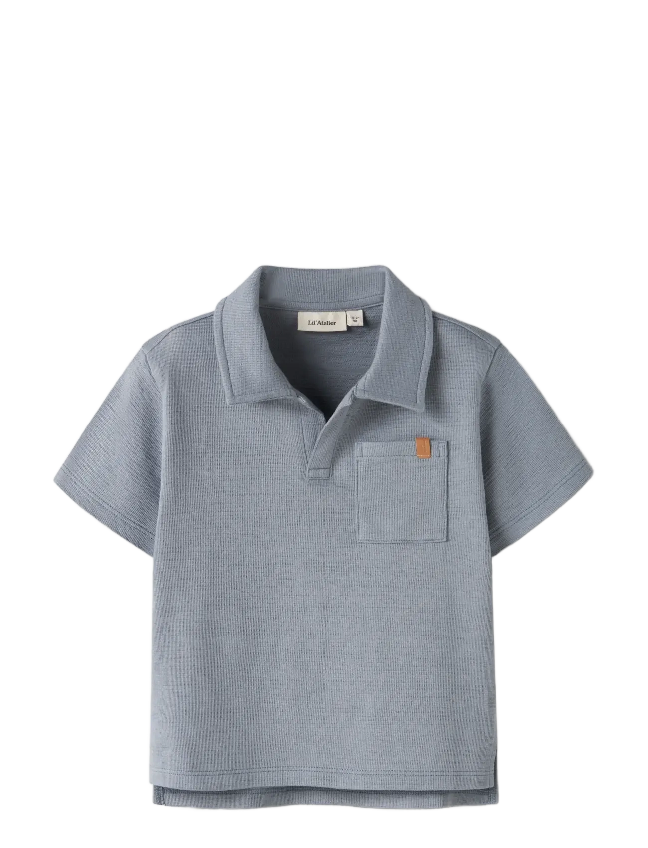 Lil'Atelier - NMMFALK SS LOOSE POLO TOP LIL - short-sleeved polos - tradewinds - 3