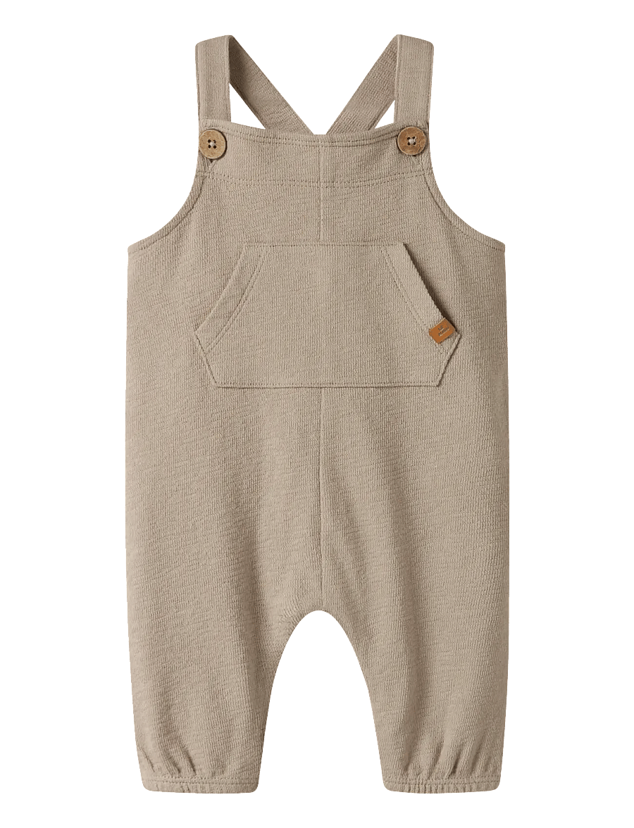 Lil'Atelier - NBMDIAS DON LOOSE OVERALL LIL - kombinezoni - oxford tan - 0
