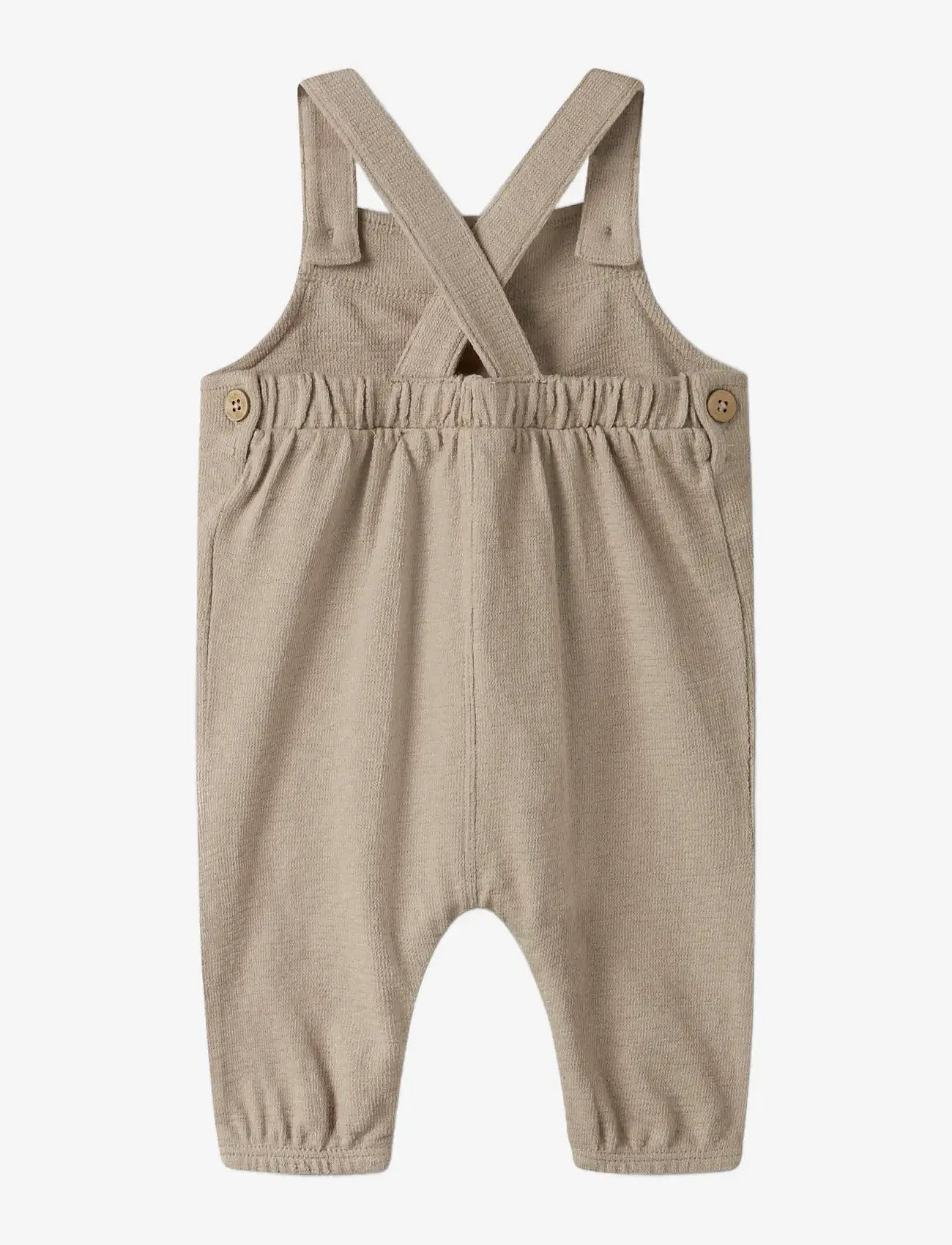 Lil'Atelier - NBMDIAS DON LOOSE OVERALL LIL - jumpsuits - oxford tan - 1