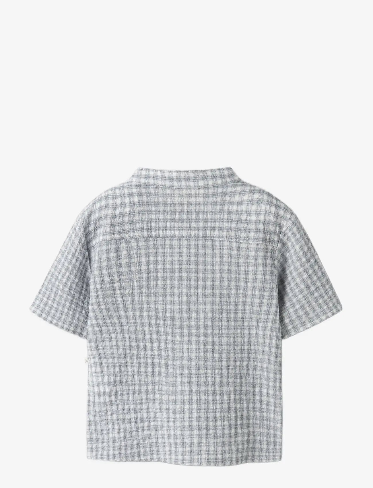 Lil'Atelier - NMMFREY SS LOOSE SHIRT LIL - kurzärmlige hemden - coconut milk - 1