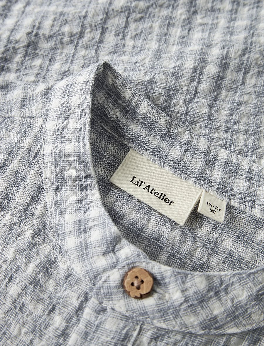 Lil'Atelier - NMMFREY SS LOOSE SHIRT LIL - kortærmede skjorter - coconut milk - 2