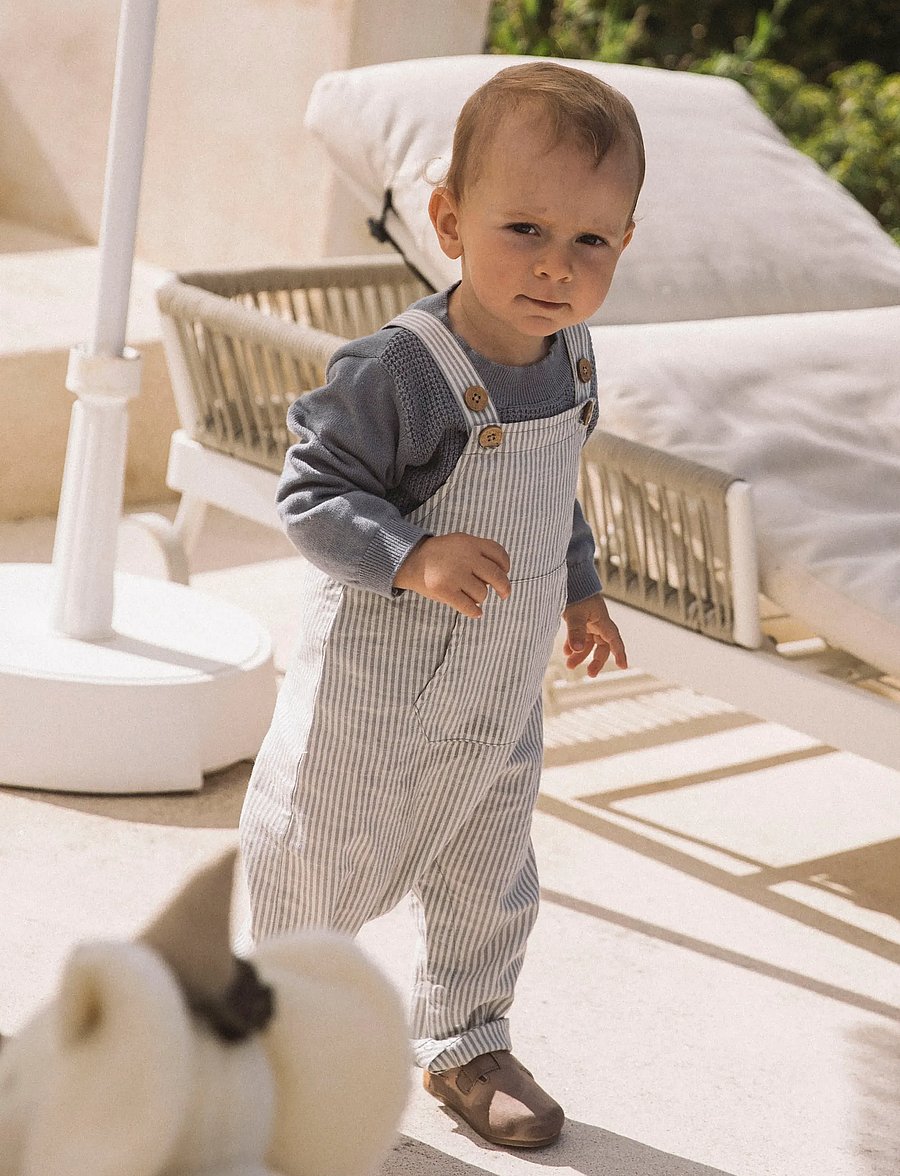 Lil'Atelier - NBMDARKO LOOSE OVERALL LIL - buksedragter - coconut milk - 4