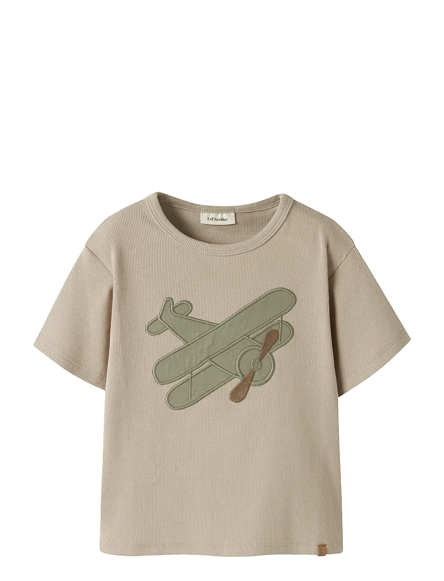 Lil'Atelier - NMMHALLI HIS SS LOOSE TOP LIL - oxford tan - 1