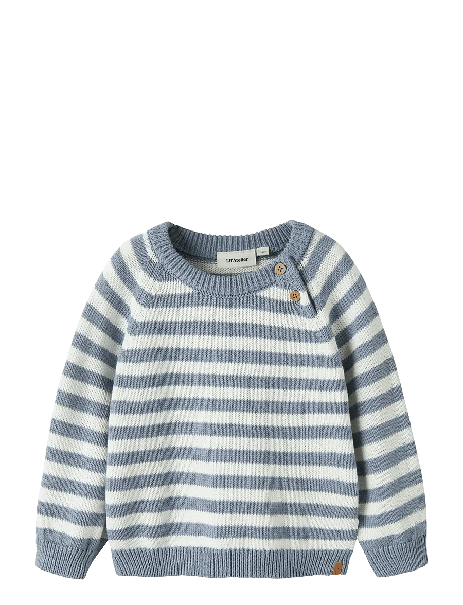 Lil'Atelier - NBMDASON LS KNIT LIL - coconut milk - 0