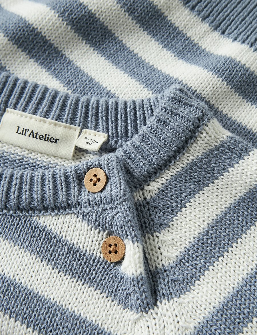 Lil'Atelier - NBMDASON LS KNIT LIL - coconut milk - 2