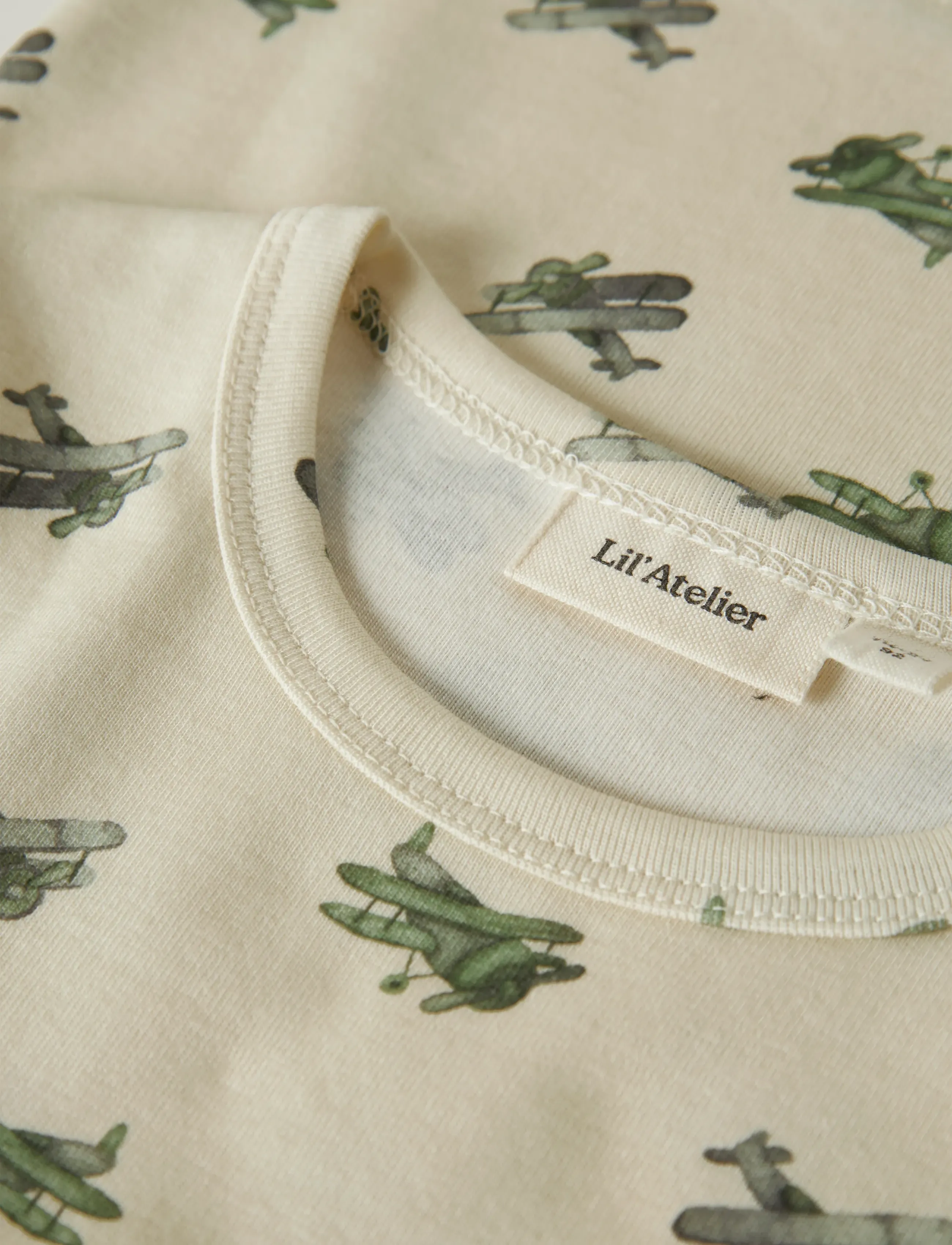 Lil'Atelier - NMMLAYO GEU LS SLIM TOP LIL - langærmede t-shirts - coconut milk - 5