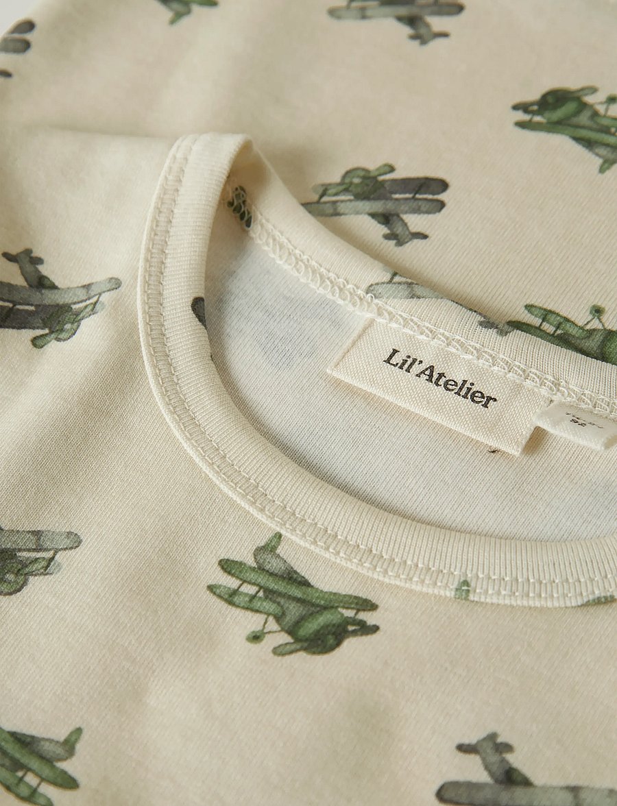 Lil'Atelier - NMMLAYO GEU LS SLIM TOP LIL - marškinėliai ilgomis rankovėmis - coconut milk - 5