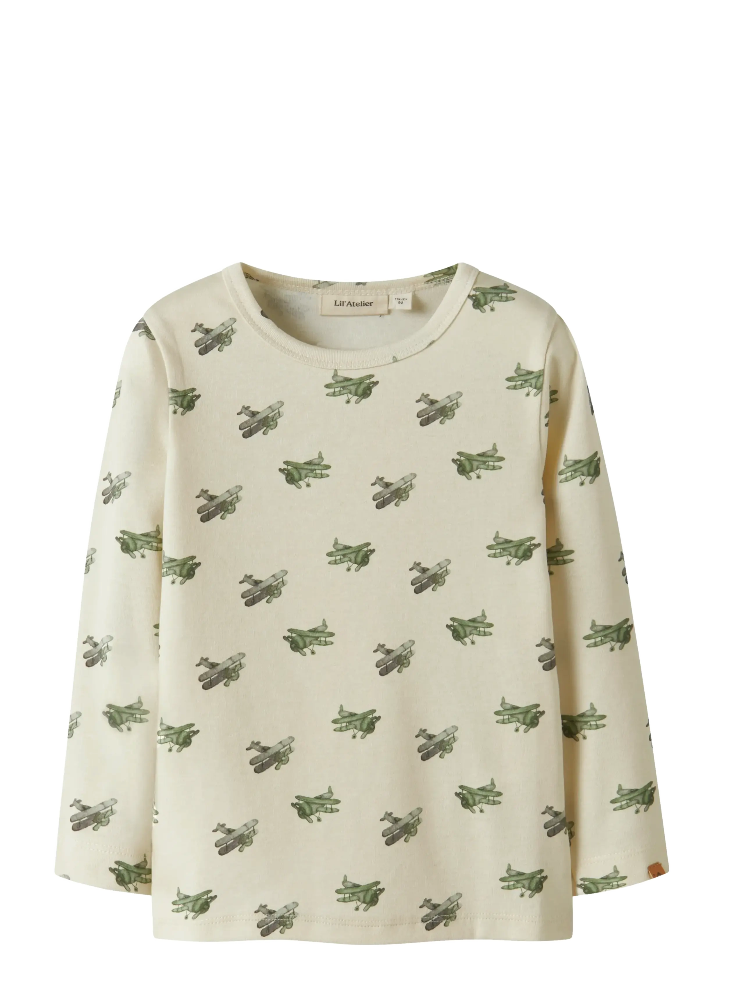 Lil'Atelier - NMMLAYO GEU LS SLIM TOP LIL - langærmede t-shirts - coconut milk - 2
