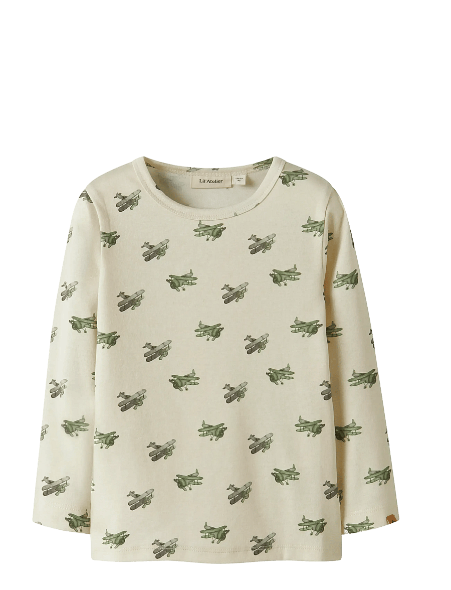 Lil'Atelier - NMMLAYO GEU LS SLIM TOP LIL - marškinėliai ilgomis rankovėmis - coconut milk - 2