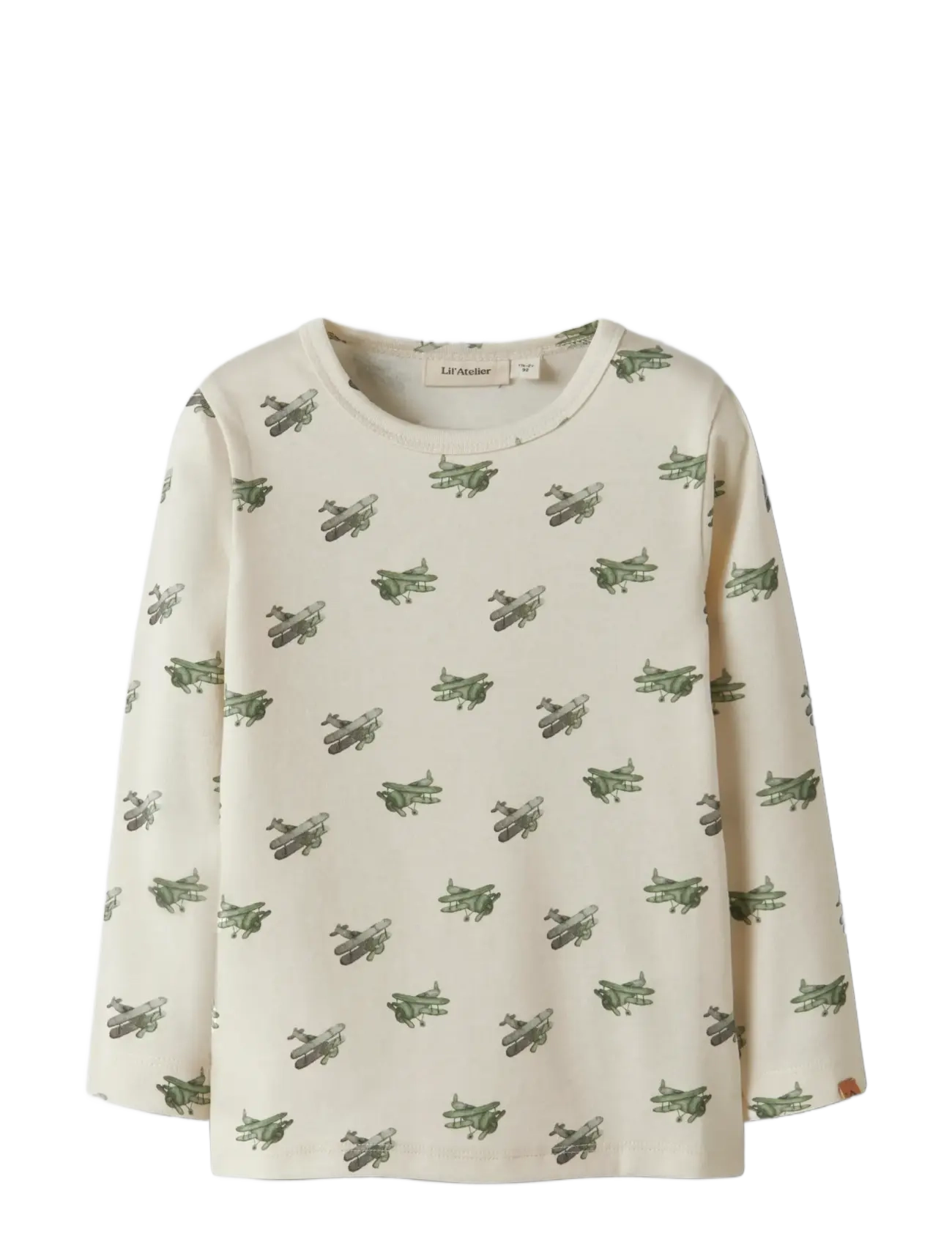 Lil'Atelier - NMMLAYO GEU LS SLIM TOP LIL - langærmede t-shirts - coconut milk - 4