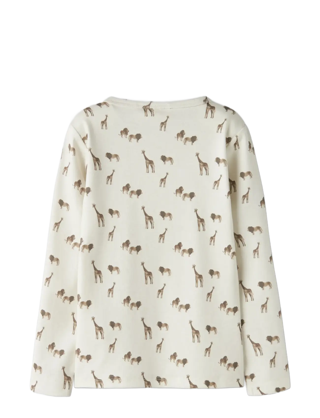 Lil'Atelier - NMMLAYO GEU LS SLIM TOP LIL - long-sleeved t-shirts - coconut milk - 1