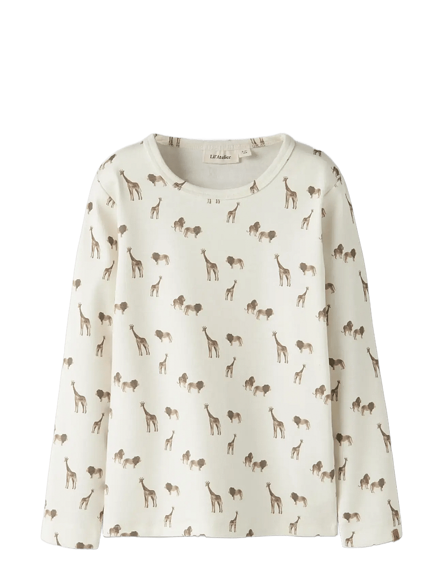 Lil'Atelier - NMMLAYO GEU LS SLIM TOP LIL - langärmelig - coconut milk - 2
