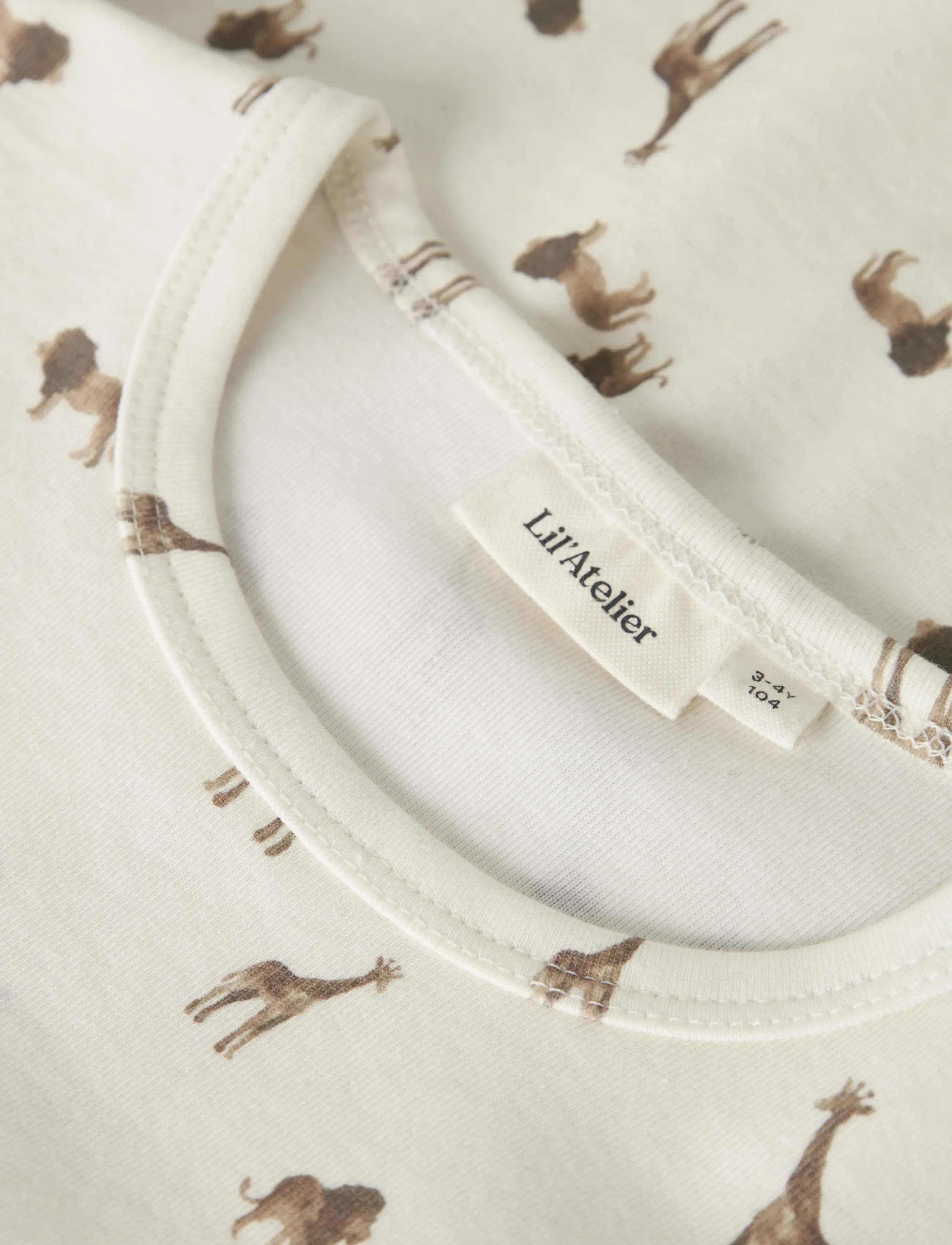Lil'Atelier - NMMLAYO GEU LS SLIM TOP LIL - long-sleeved t-shirts - coconut milk - 3