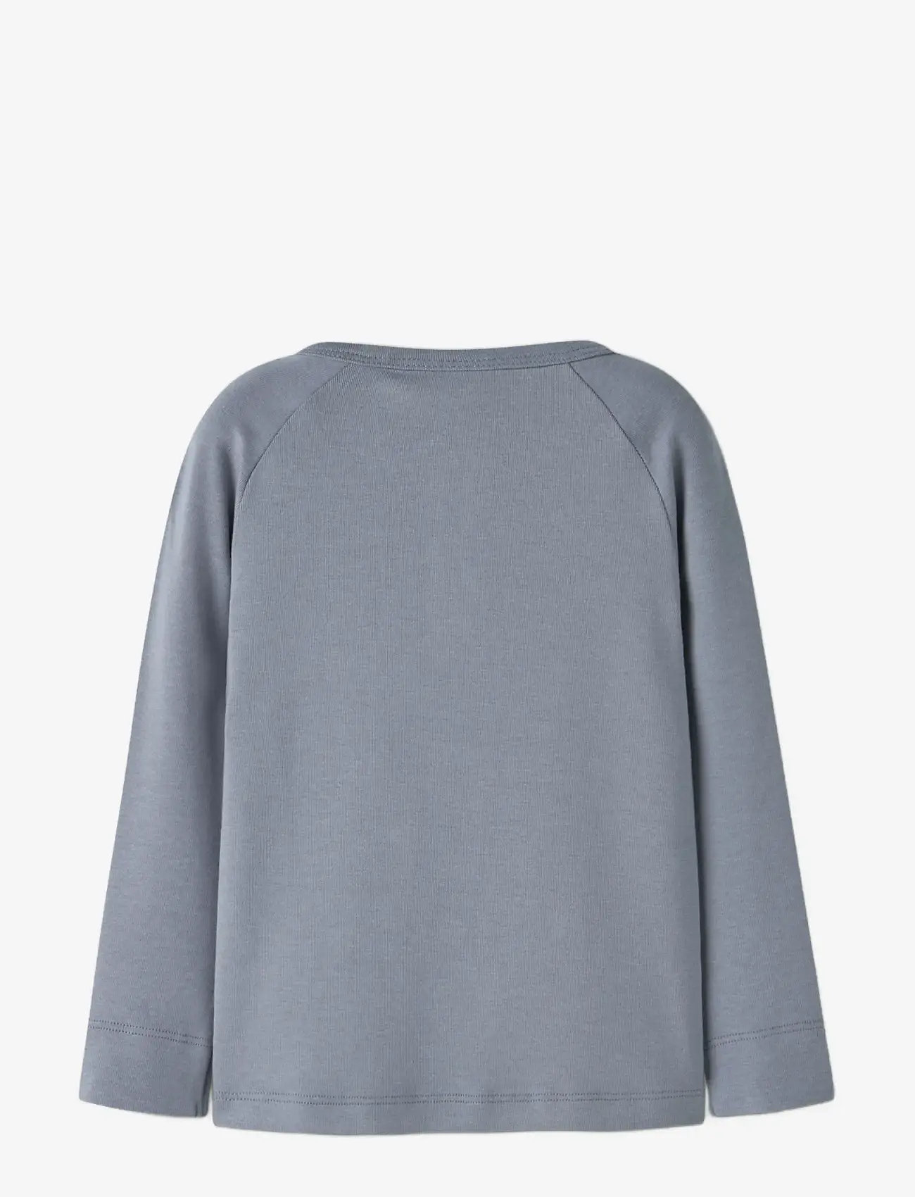 Lil'Atelier - NMMGEO LOM LS SLIM TOP LIL - long-sleeved t-shirts - tradewinds - 1