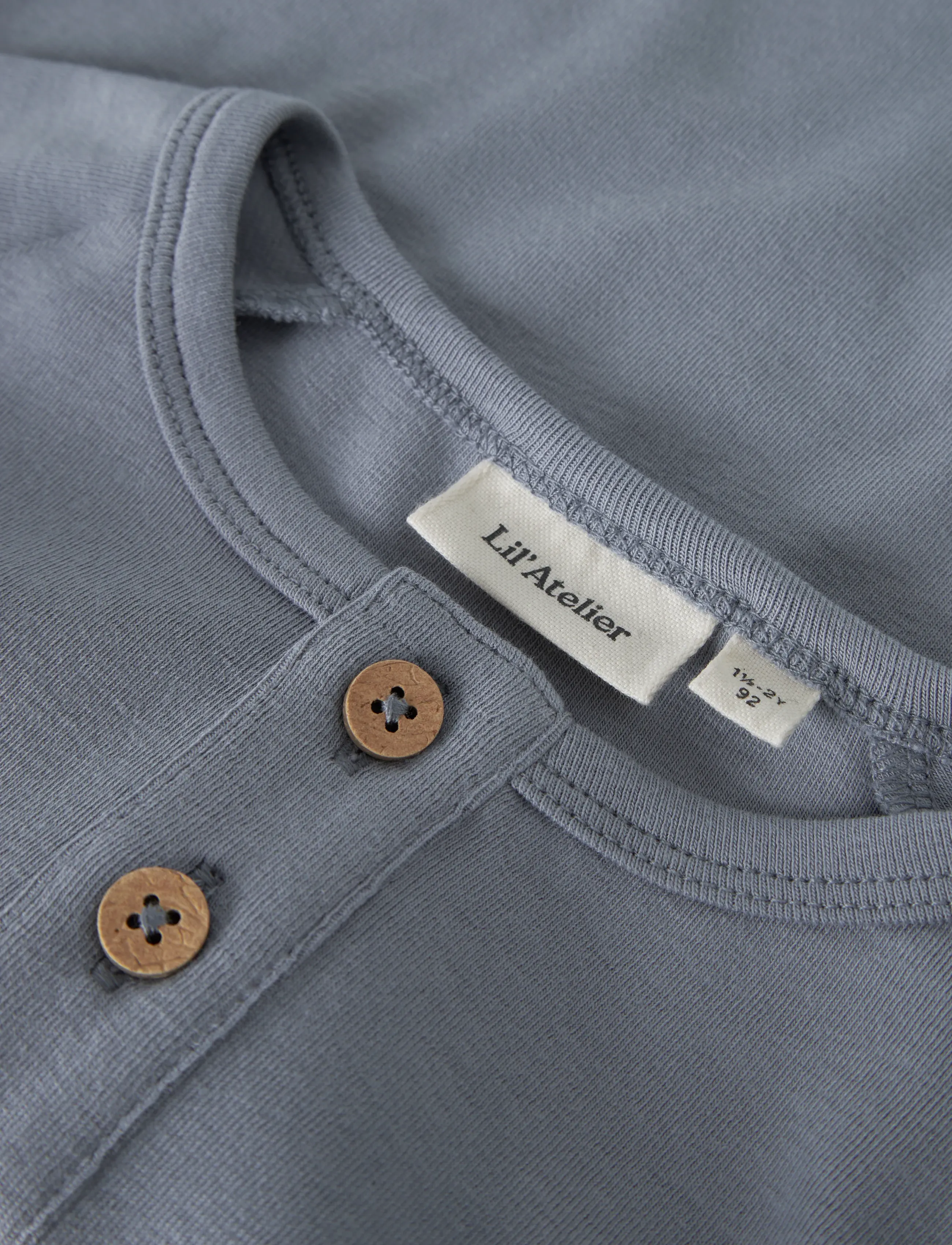 Lil'Atelier - NMMGEO LOM LS SLIM TOP LIL - langærmede t-shirts - tradewinds - 2