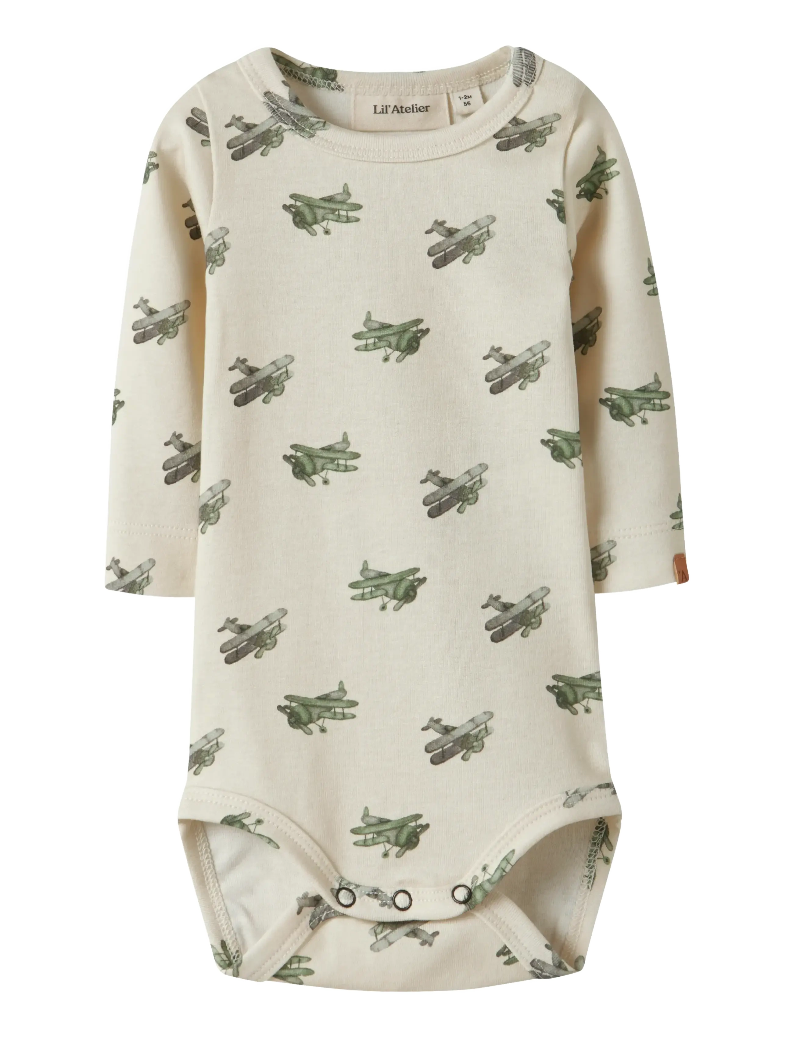 Lil'Atelier NBMLAYO GEU LS SLIM BODY LIL - 4 for 3 - COCONUT MILK / cream