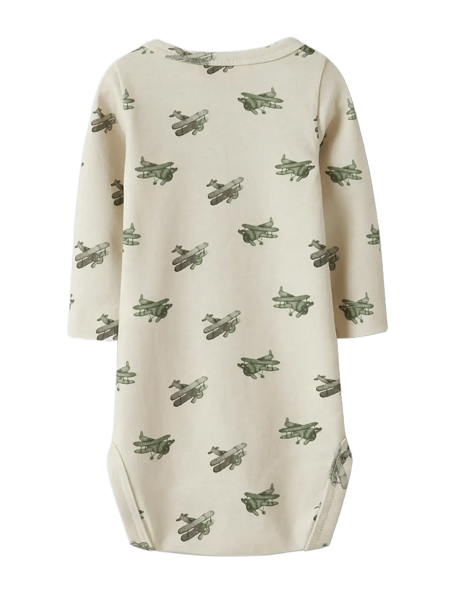 Lil'Atelier - NBMLAYO GEU LS SLIM BODY LIL - langärmelige bodys - coconut milk - 1