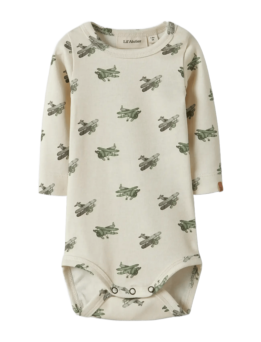 Lil'Atelier - NBMLAYO GEU LS SLIM BODY LIL - langärmelige bodys - coconut milk - 2