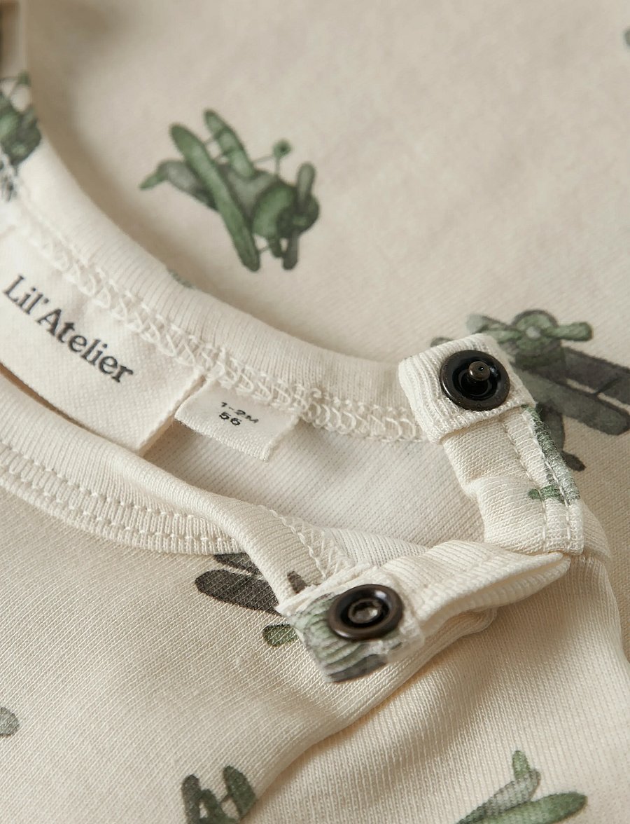 Lil'Atelier - NBMLAYO GEU LS SLIM BODY LIL - langärmelige bodys - coconut milk - 3