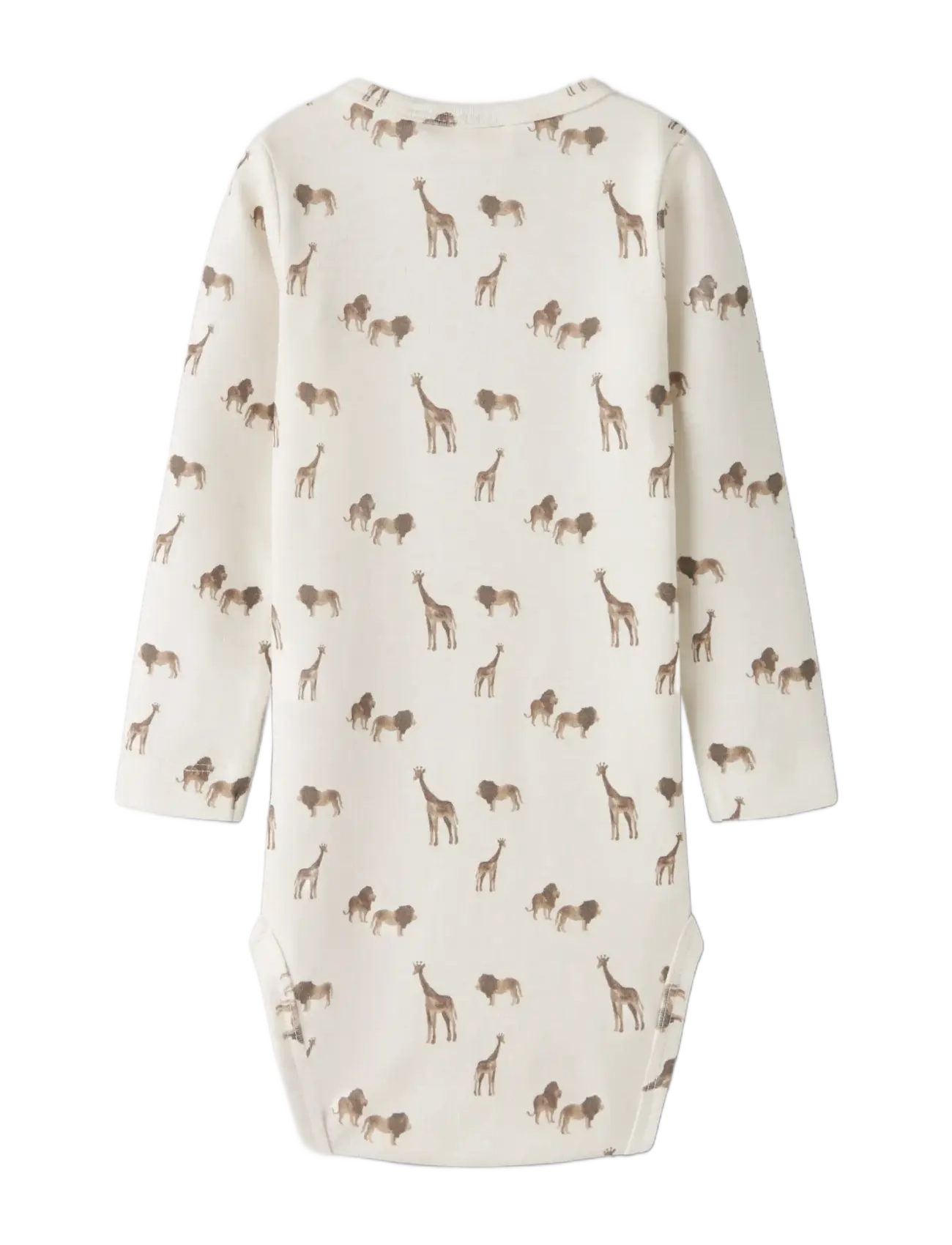 Lil'Atelier - NBMLAYO GEU LS SLIM BODY LIL - langærmede bodyer - coconut milk - 1