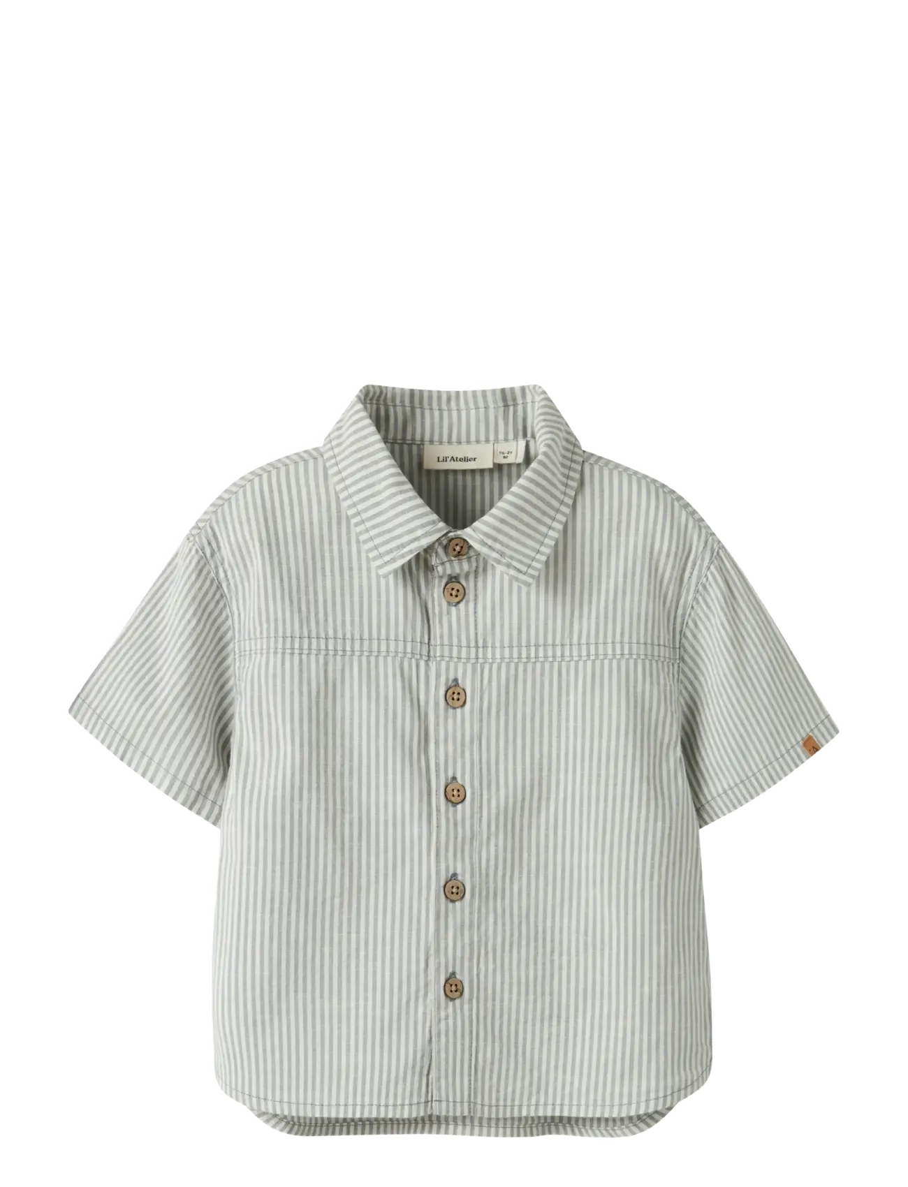 Lil'Atelier NMMDARKO SS LOOSE SHIRT LIL - 4 for 3 - COCONUT MILK / white
