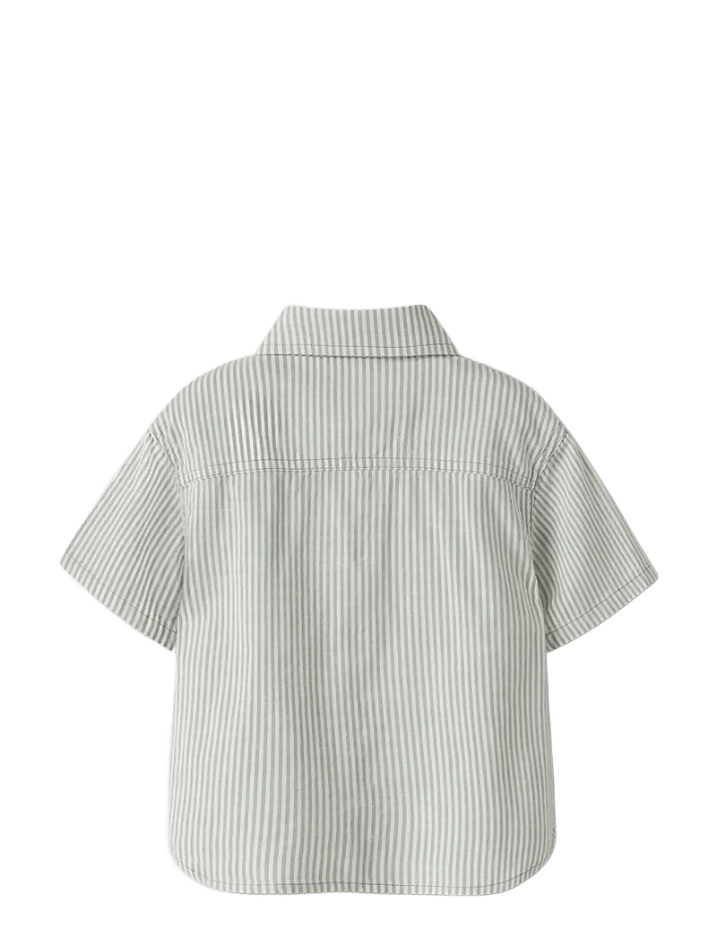 Lil'Atelier - NMMDARKO SS LOOSE SHIRT LIL - kurzärmlige hemden - coconut milk - 2