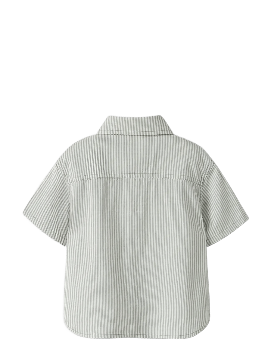 Lil'Atelier - NMMDARKO SS LOOSE SHIRT LIL - kortærmede skjorter - coconut milk - 2