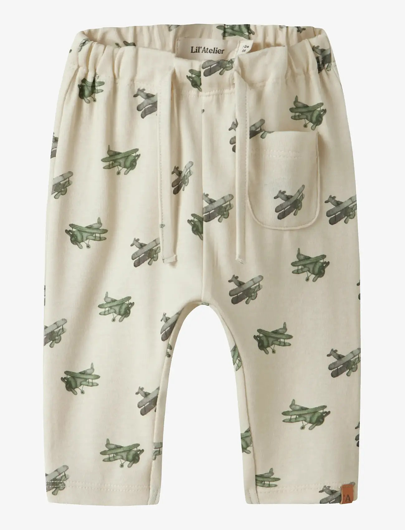 Lil'Atelier - NBMLAYO GEU LOOSE PANT LIL - babybyxor - coconut milk - 0