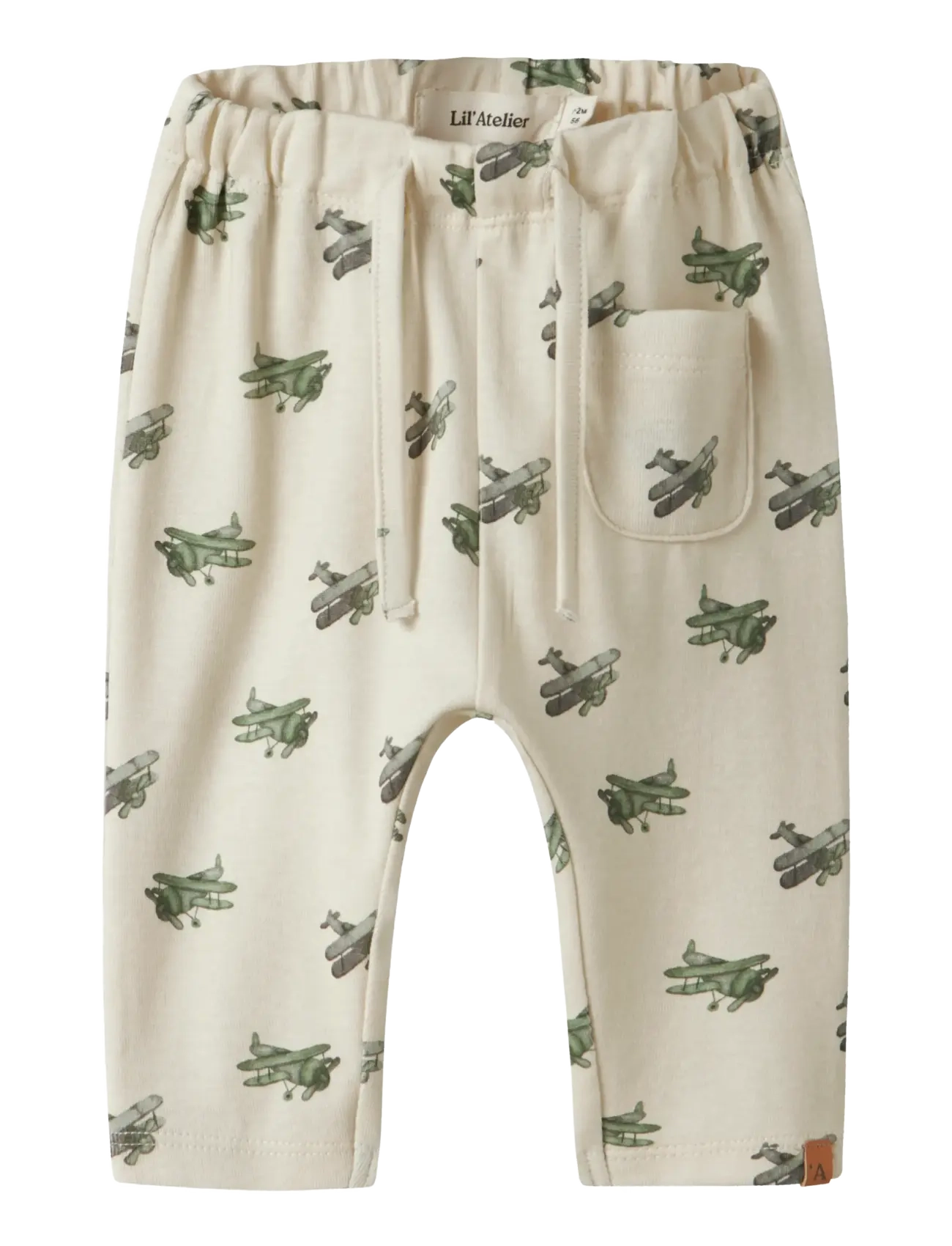 Lil'Atelier NBMLAYO GEU LOOSE PANT LIL - Underdele - COCONUT MILK / cream