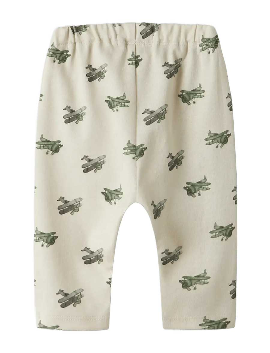 Lil'Atelier - NBMLAYO GEU LOOSE PANT LIL - babyhosen - coconut milk - 1