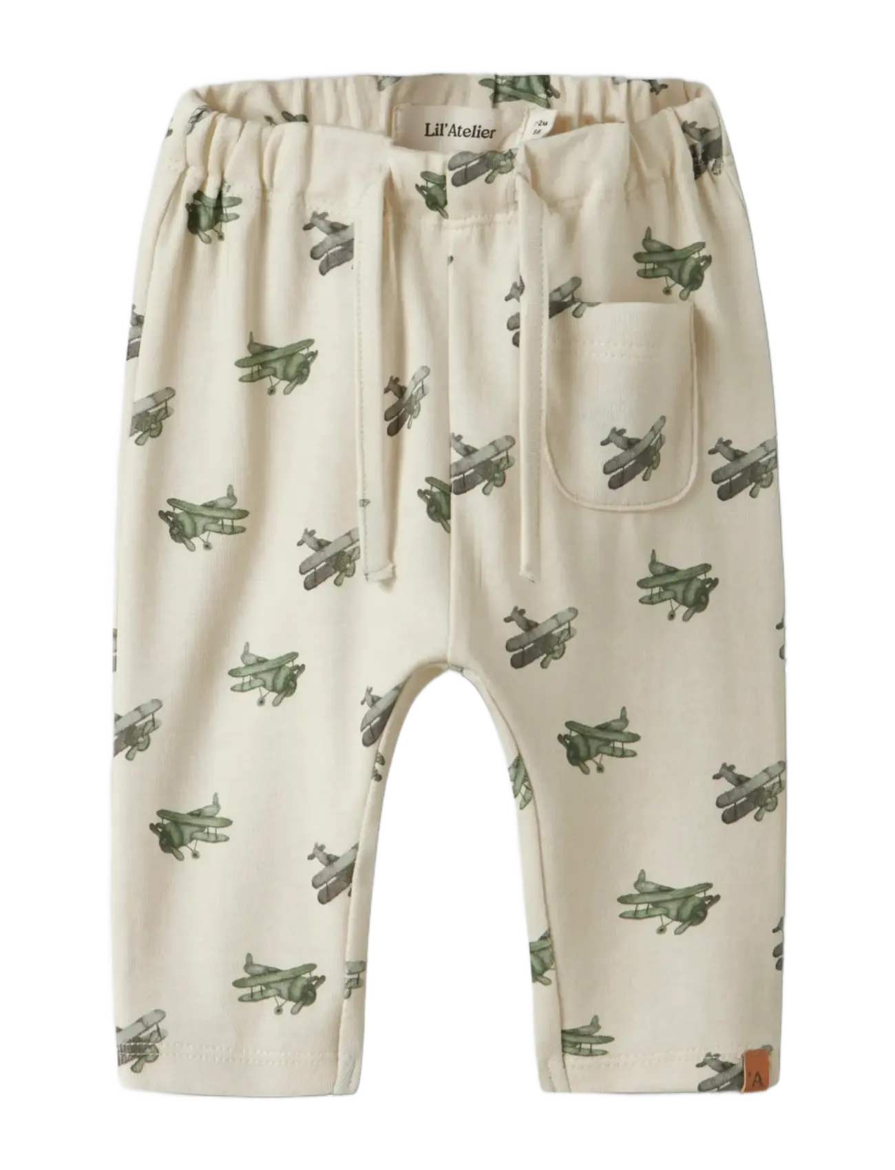 Lil'Atelier - NBMLAYO GEU LOOSE PANT LIL - babybukser - coconut milk - 2