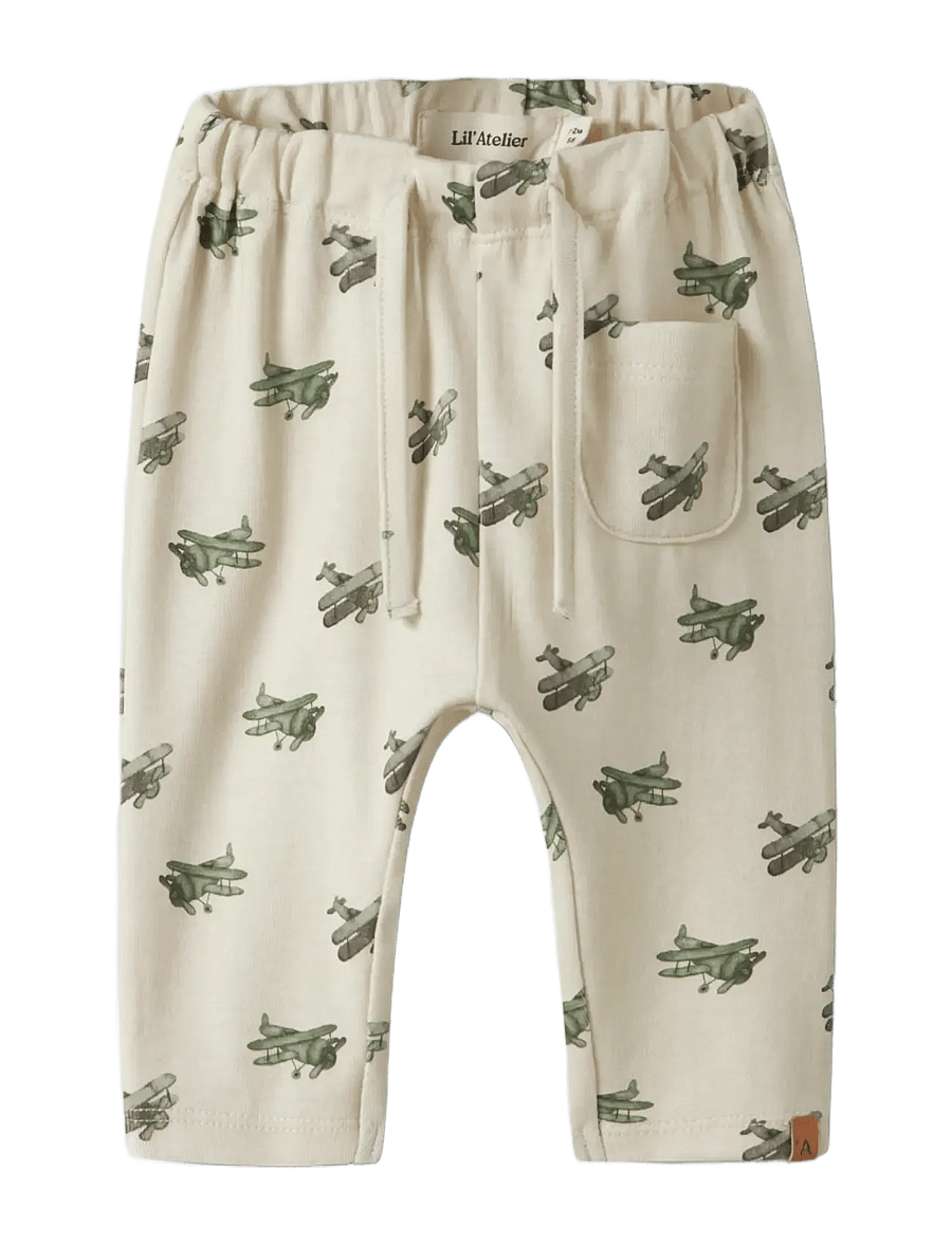 Lil'Atelier - NBMLAYO GEU LOOSE PANT LIL - babyhosen - coconut milk - 2