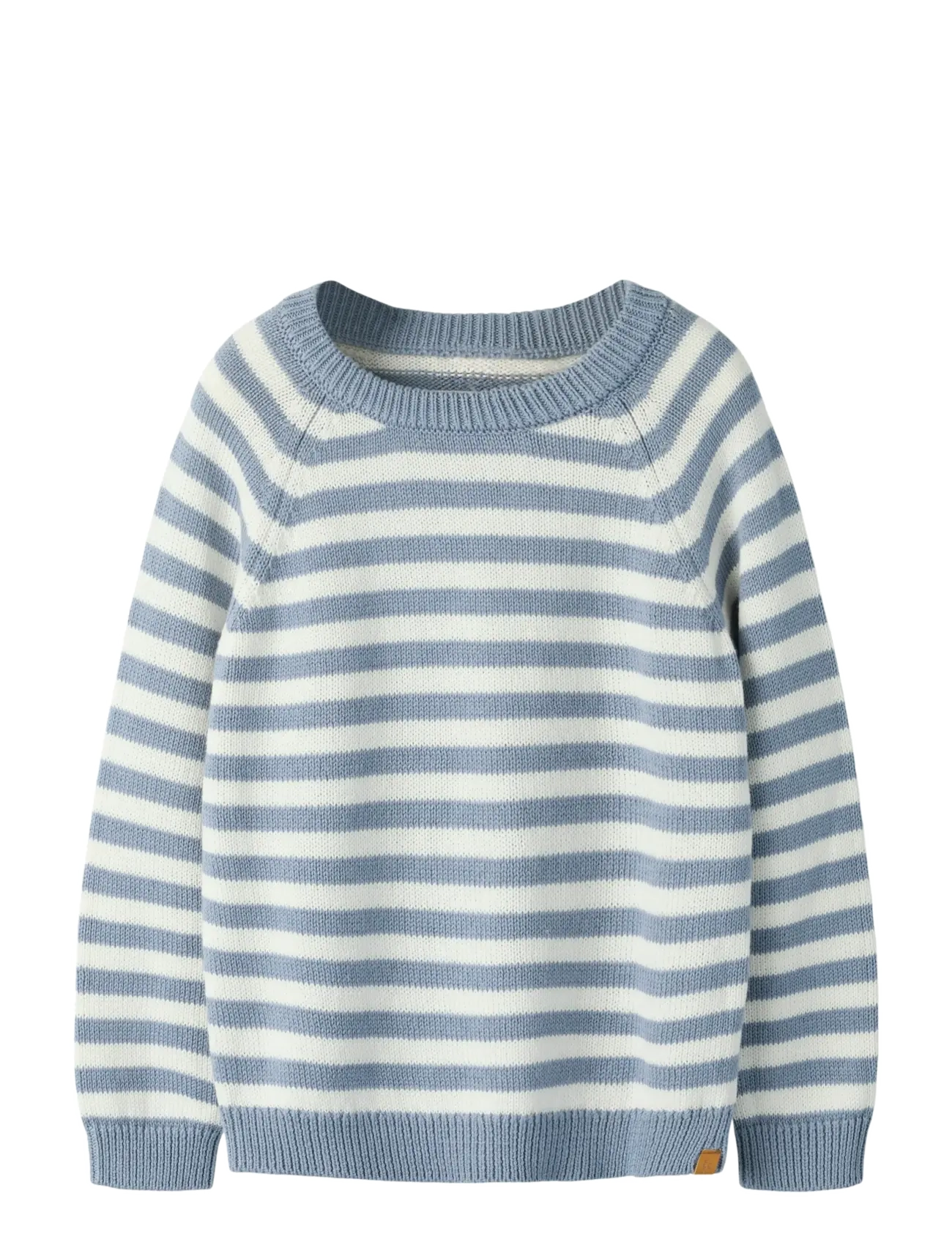 Lil'Atelier NMMDASON LS KNIT LIL - Neue Artikel! - COCONUT MILK / blue