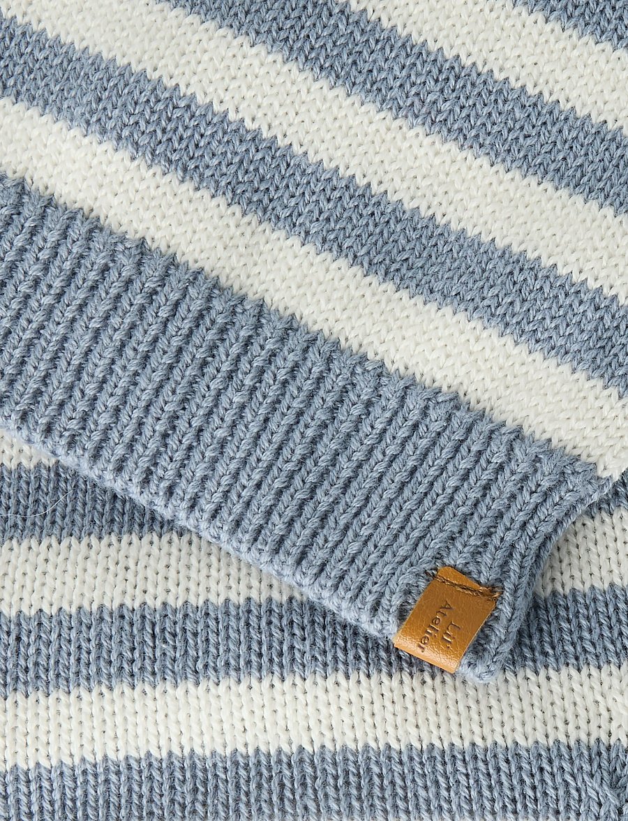 Lil'Atelier - NMMDASON LS KNIT LIL - pulls - coconut milk - 0