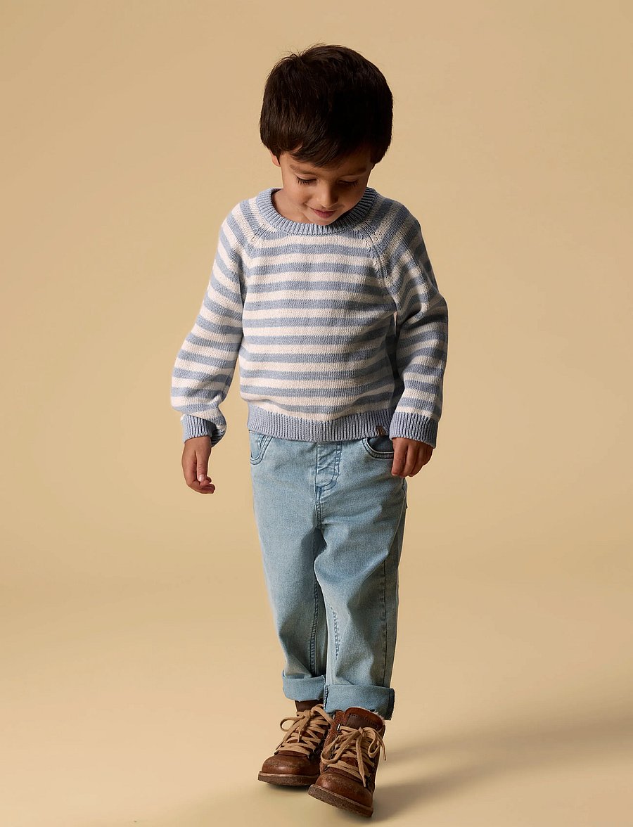 Lil'Atelier - NMMDASON LS KNIT LIL - pulls - coconut milk - 4