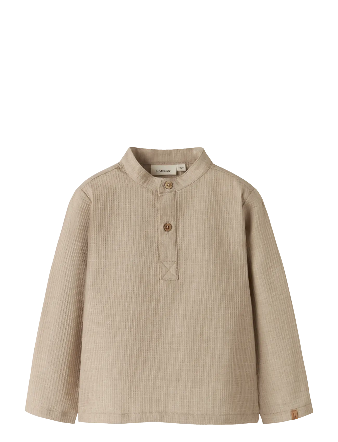 Lil'Atelier NMMDASHER LS LOOSE SHIRT LIL - Överdelar - OXFORD TAN / brown
