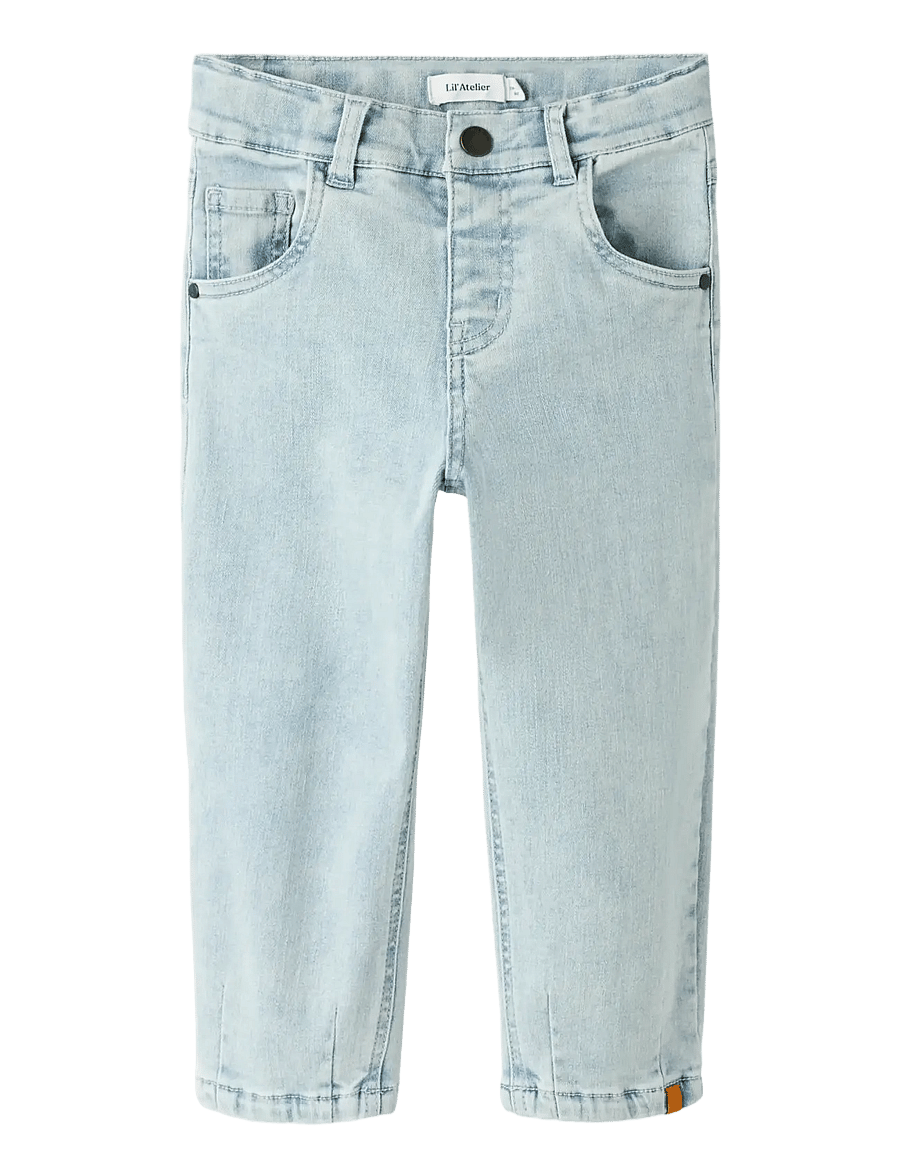 Lil'Atelier - NMMFRANCES LOOSE JEANS 7722-FN LIL - platėjantys apačioje - light blue denim - 0