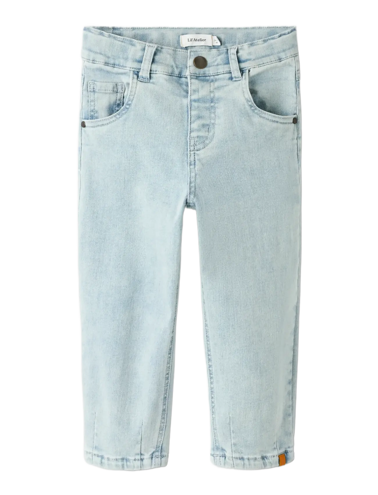 Lil'Atelier - NMMFRANCES LOOSE JEANS 7722-FN LIL - platėjantys apačioje - light blue denim - 2