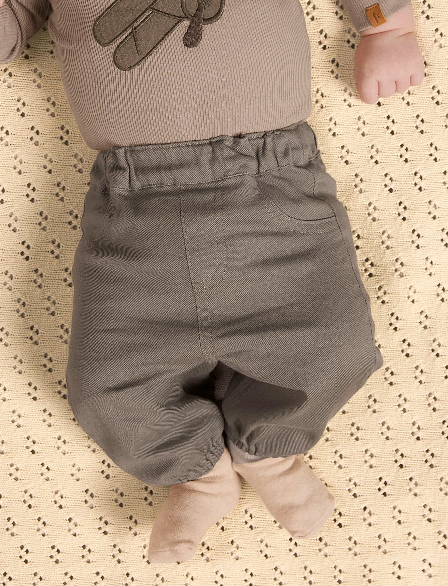 Lil'Atelier - NBMDOREEN LOOSE TWI PANT 9977-DH LIL - chinot - overland trek - 3