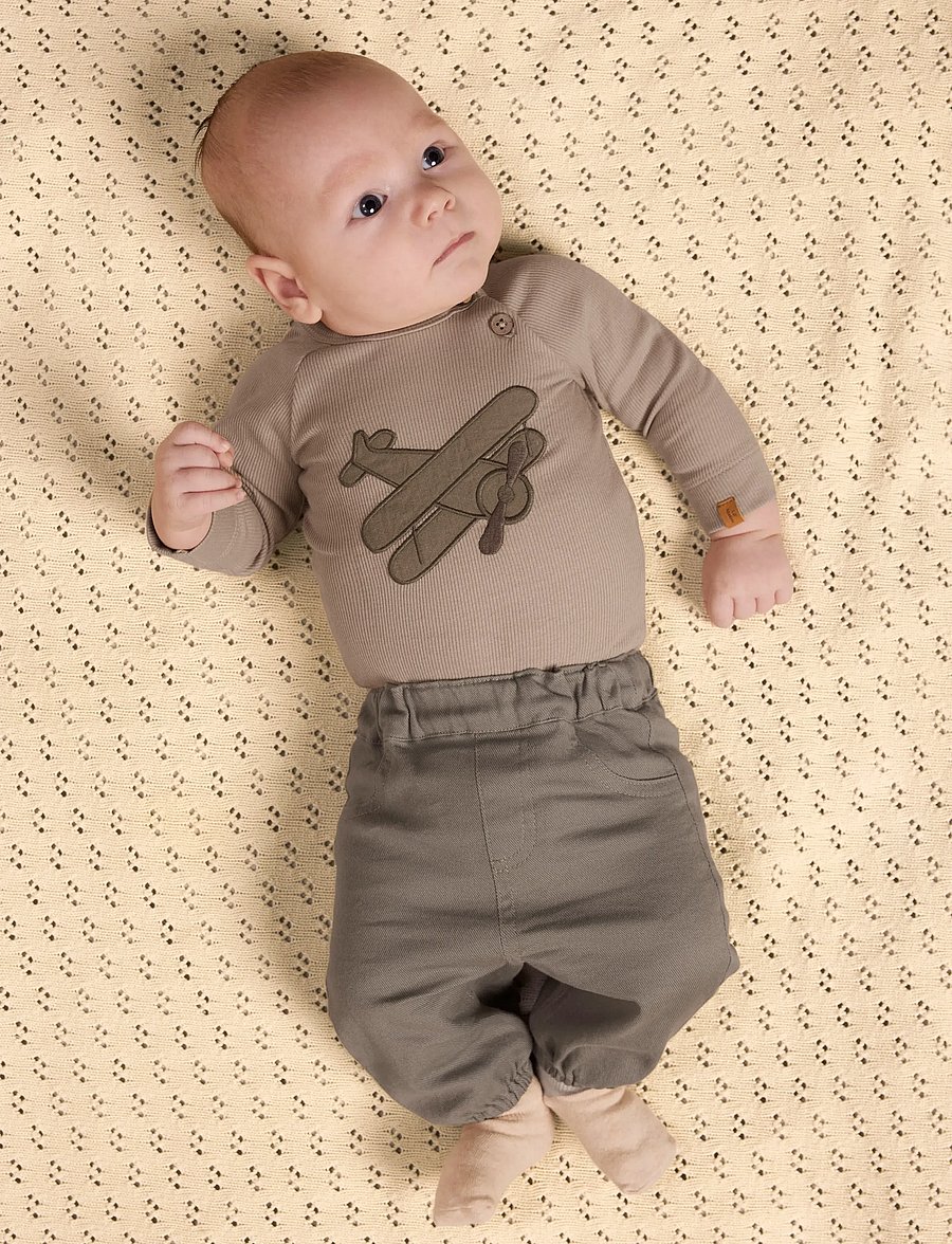 Lil'Atelier - NBMDOREEN LOOSE TWI PANT 9977-DH LIL - chinot - overland trek - 4