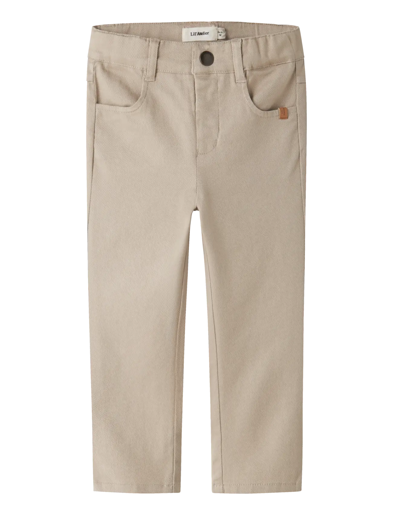Lil'Atelier NMMDOREEN REG TWI PANT 9977-DH LIL - Nederdelar - OXFORD TAN / beige