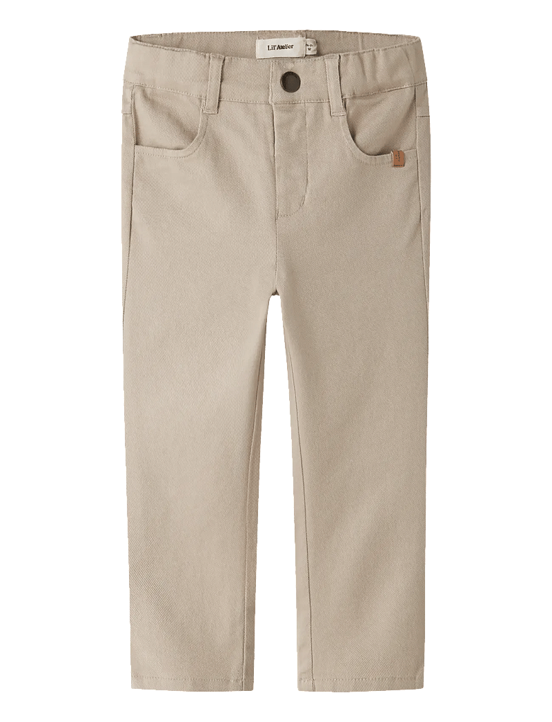 Lil'Atelier - NMMDOREEN REG TWI PANT 9977-DH LIL - babybyxor - oxford tan - 0