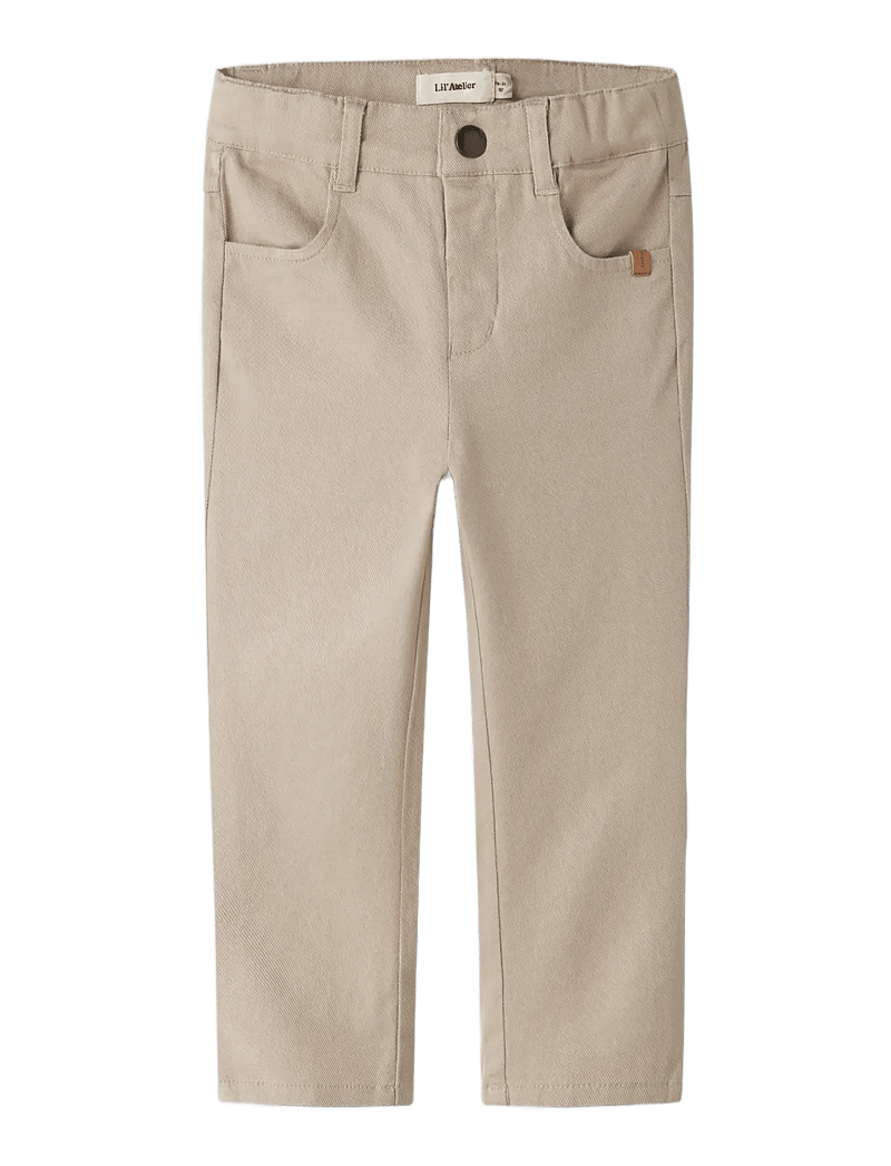 Lil'Atelier - NMMDOREEN REG TWI PANT 9977-DH LIL - babybyxor - oxford tan - 2