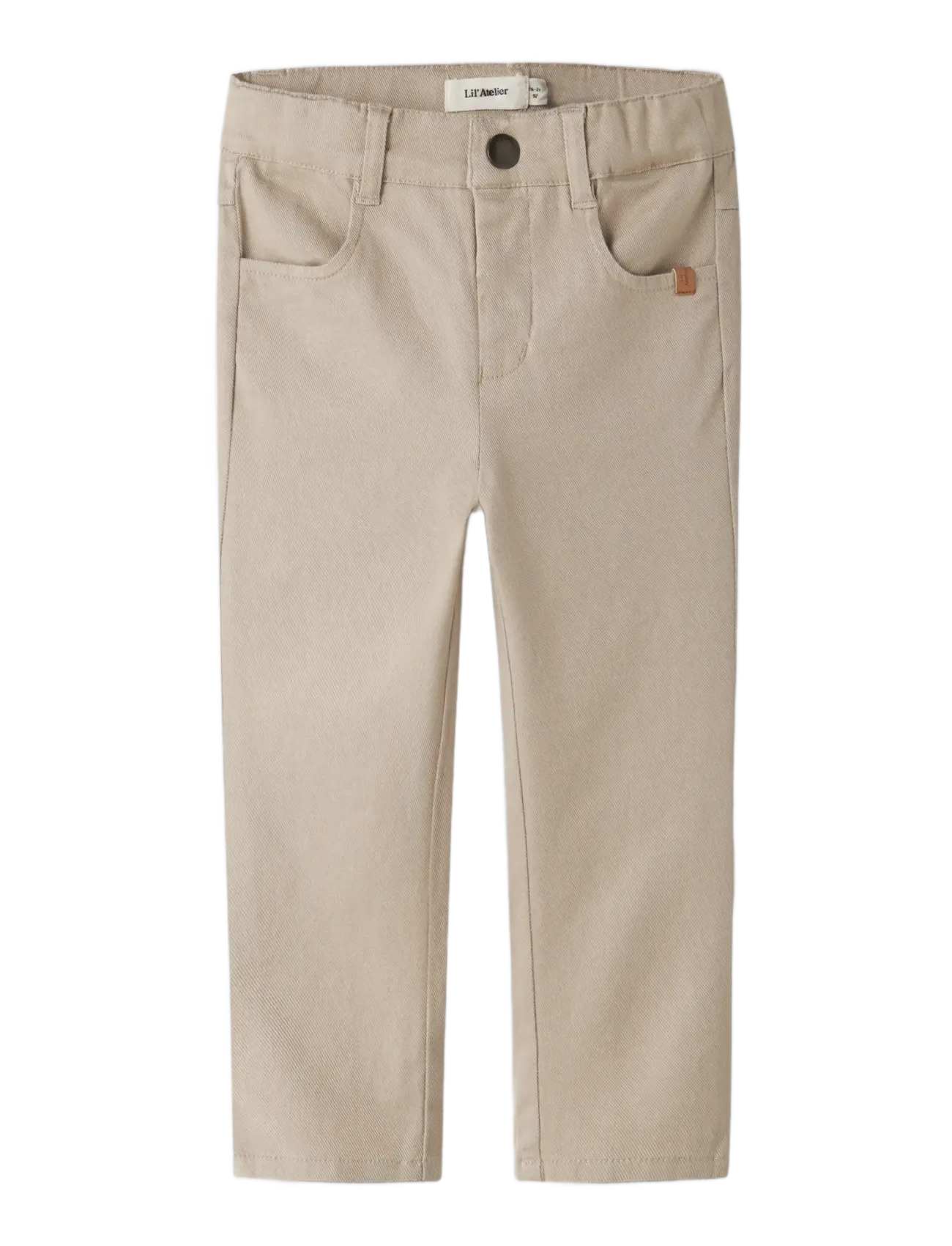 Lil'Atelier - NMMDOREEN REG TWI PANT 9977-DH LIL - babybukser - oxford tan - 2
