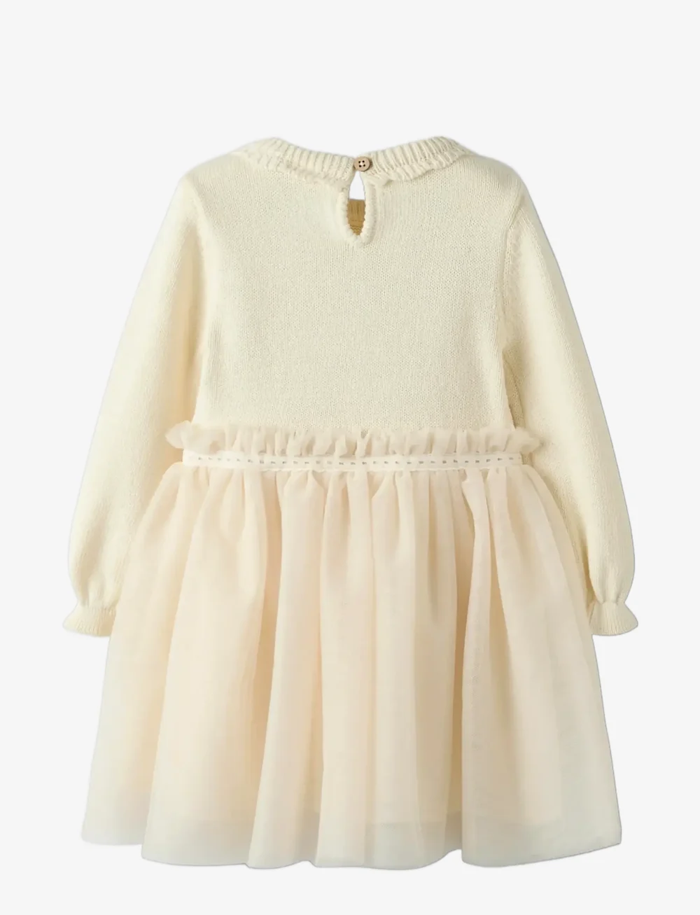 Lil'Atelier - NMFSARINA LS KNIT DRESS LIL - langærmede babykjoler - pistachio shell - 1