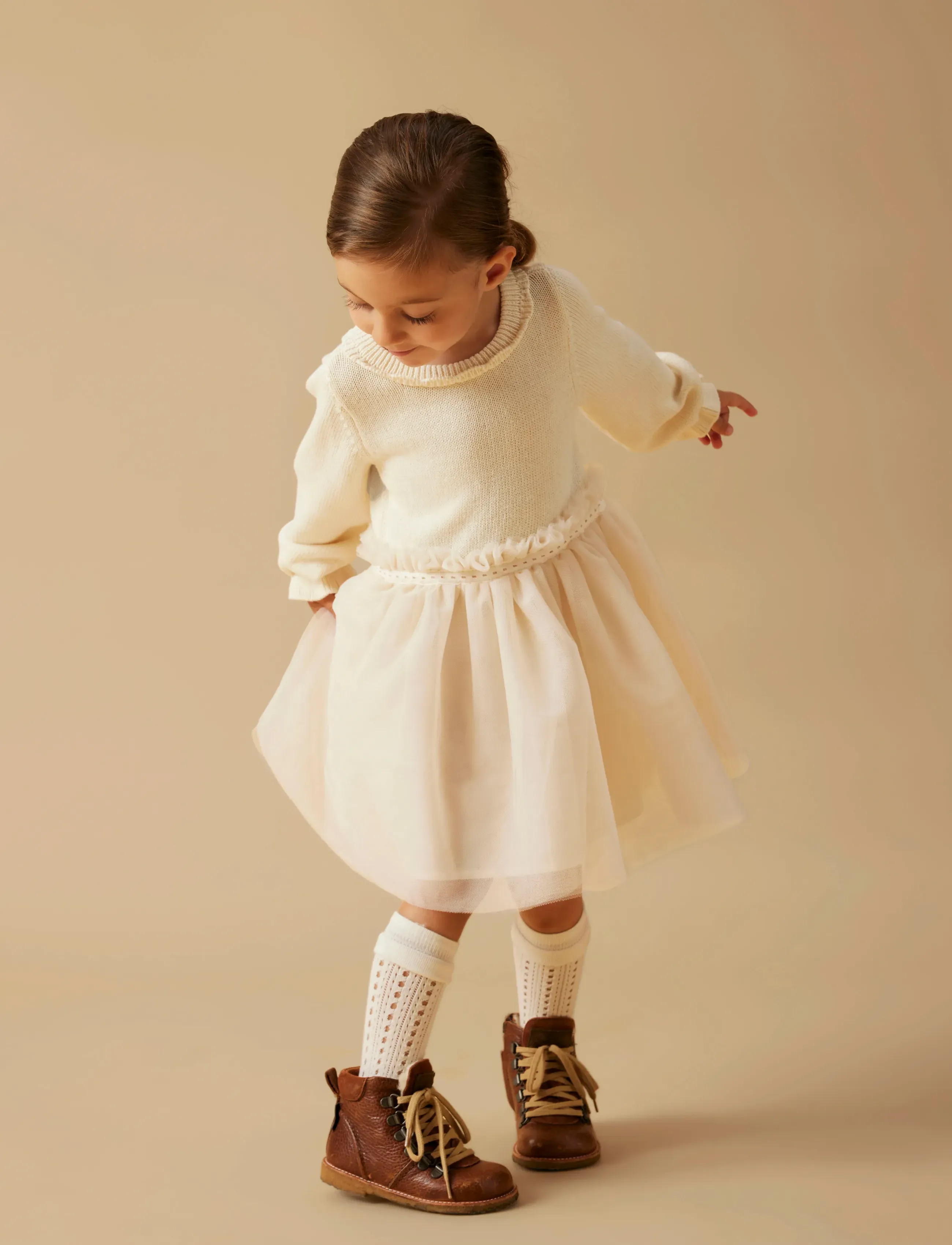 Lil'Atelier - NMFSARINA LS KNIT DRESS LIL - pistachio shell - 3