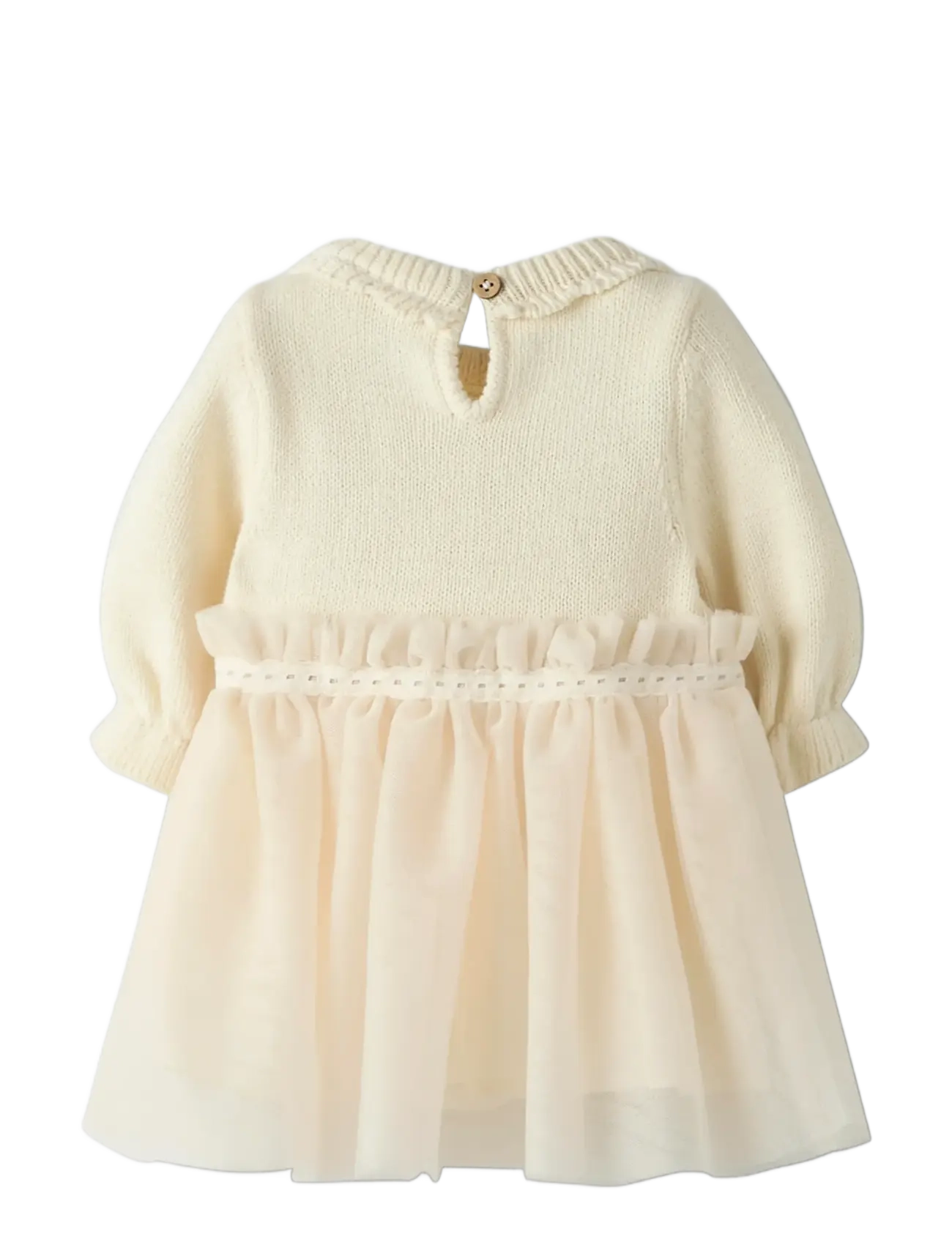 Lil'Atelier - NBFSARINA LS KNIT BODY DRESS LIL - robes pour bébés à manches longues - pistachio shell - 2