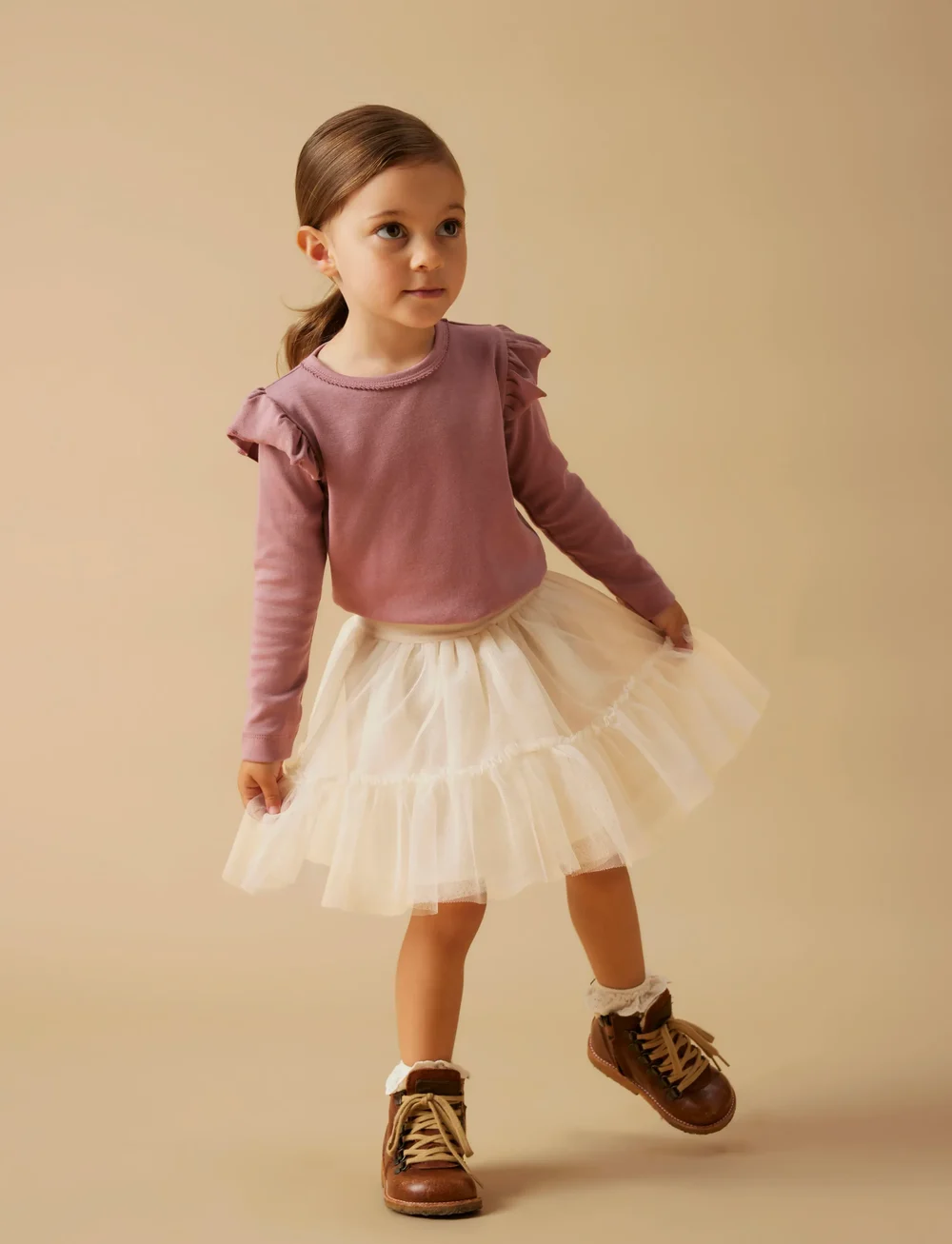 Lil'Atelier - NMFSARINA TULLE SKIRT LIL - tüll-rock - pistachio shell - 4