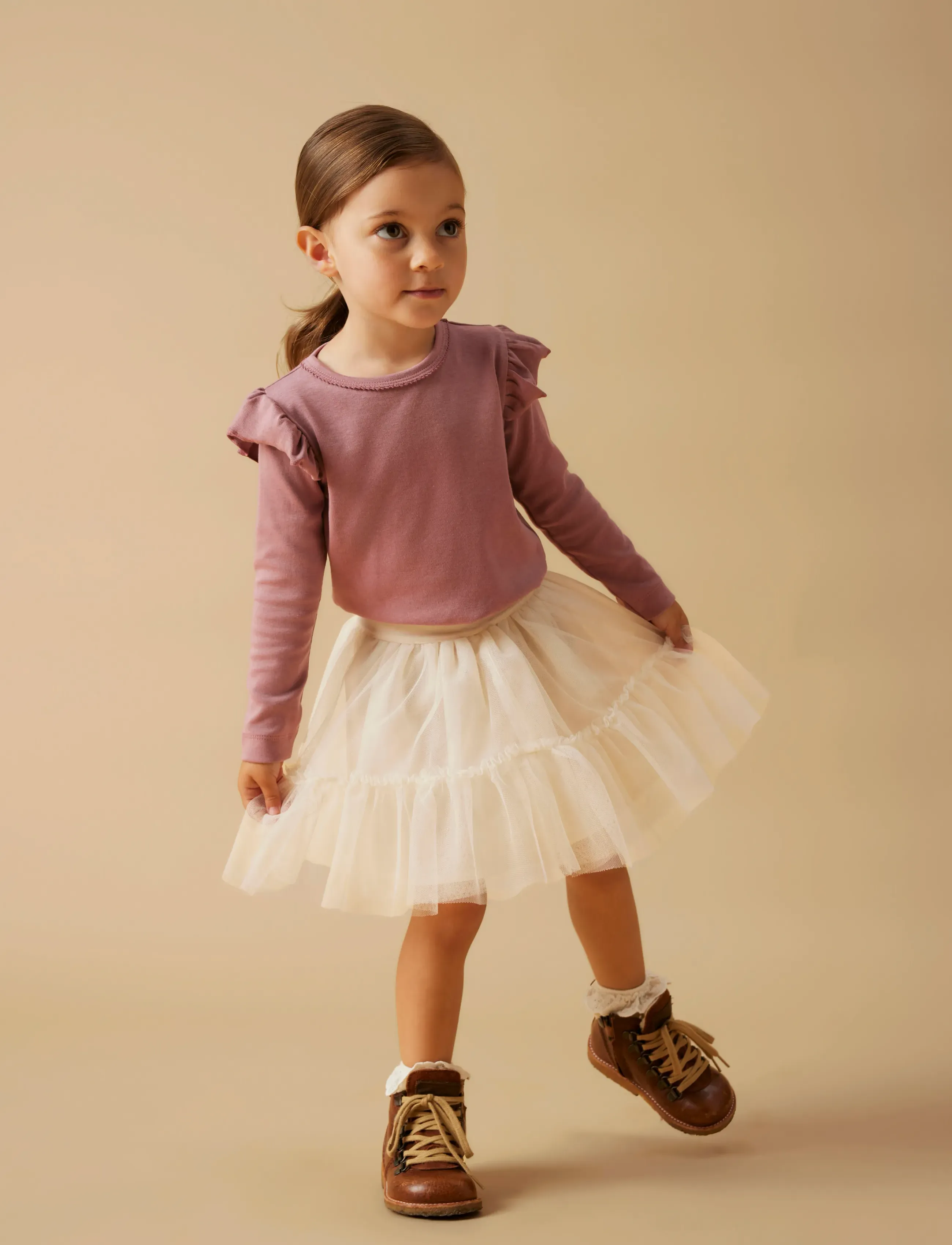 Lil'Atelier - NMFSARINA TULLE SKIRT LIL - tulle skirt - pistachio shell - 4