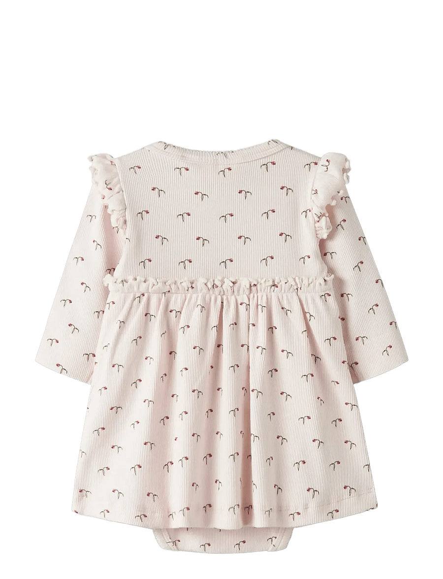 Lil'Atelier - NBFGAGO KIE LS BODY DRESS LIL - robes pour bébés à manches longues - almost mauve - 2
